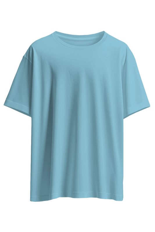 Morning Mist Baby Blue Oversized T-Shirt