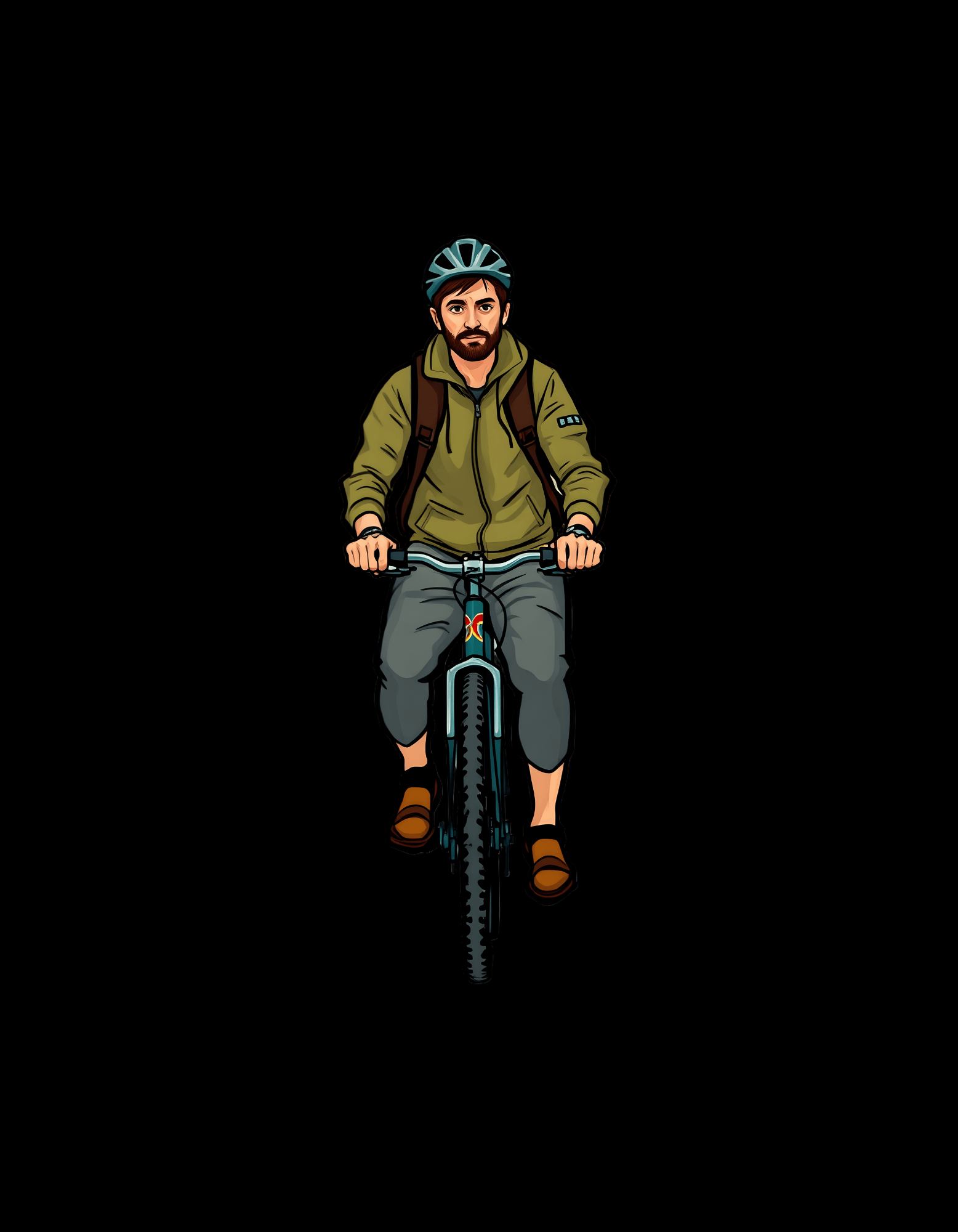 The Male Cyclist - The Khoj Store