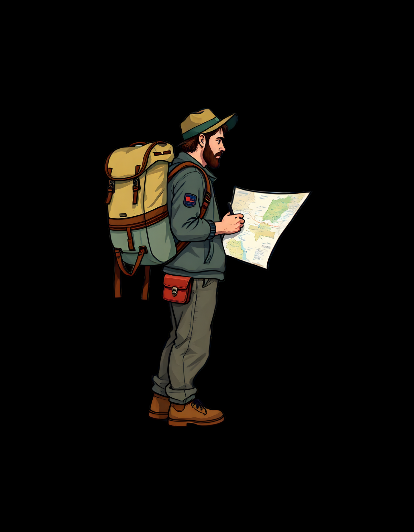 The Male Traveler