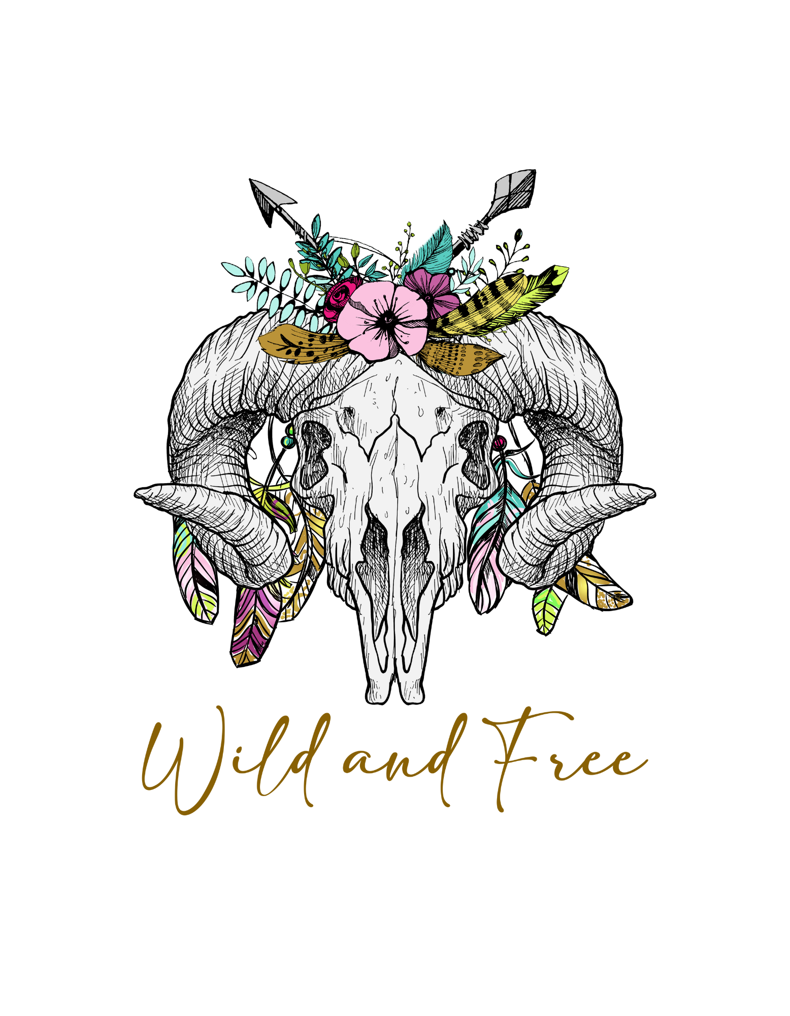 Wild And Free T-Shirt - The Khoj Store