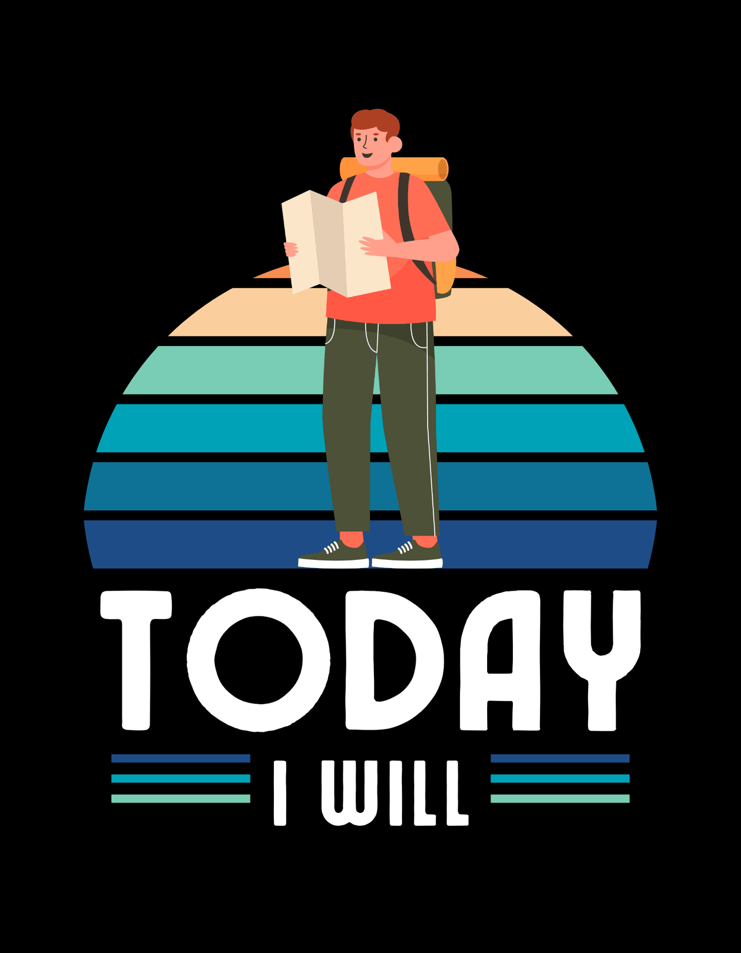 Today I Will T-Shirt - The Khoj Store