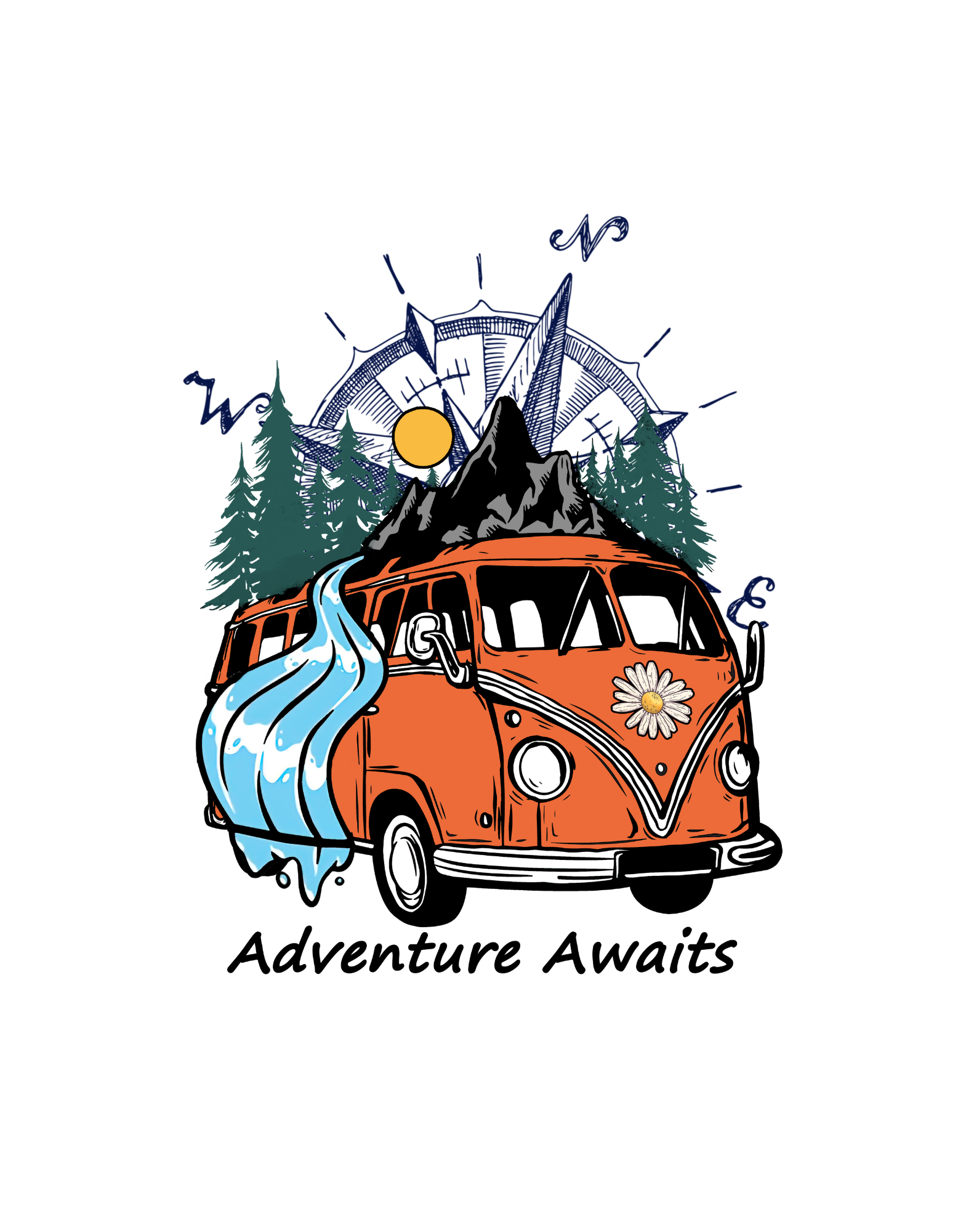 Adventure Awaits T-Shirt - The Khoj Store