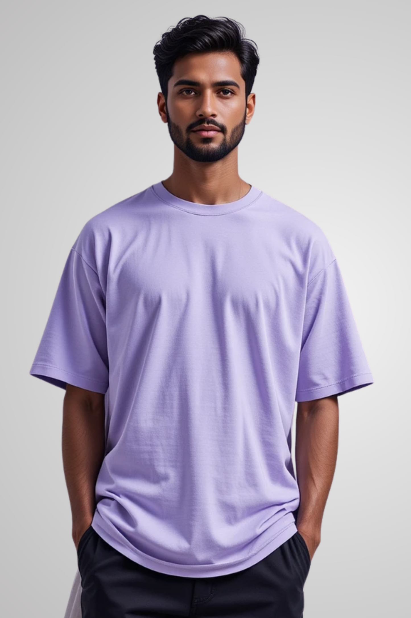 Twilight Mist Lavender Oversized T-Shirt