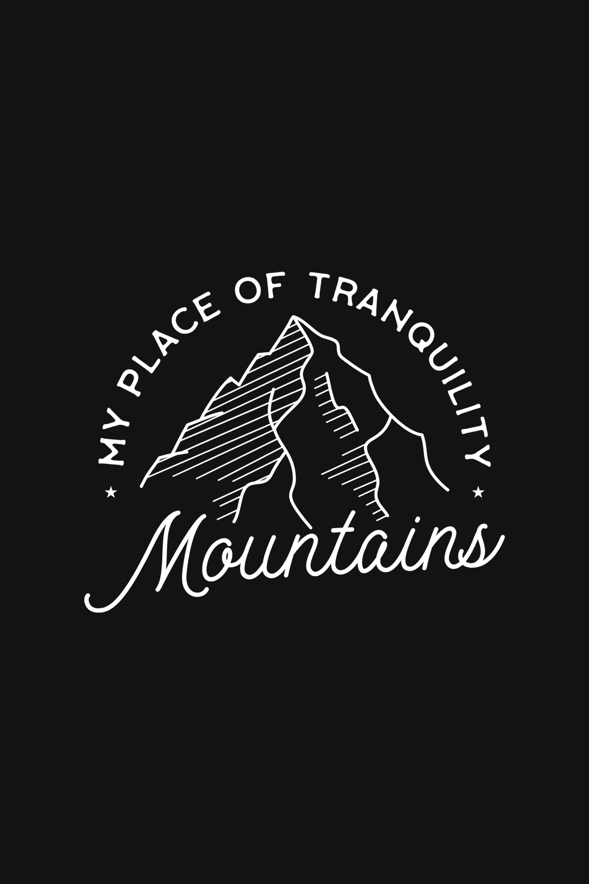 My Place Of Tranquility - Mountains - The Khoj Store