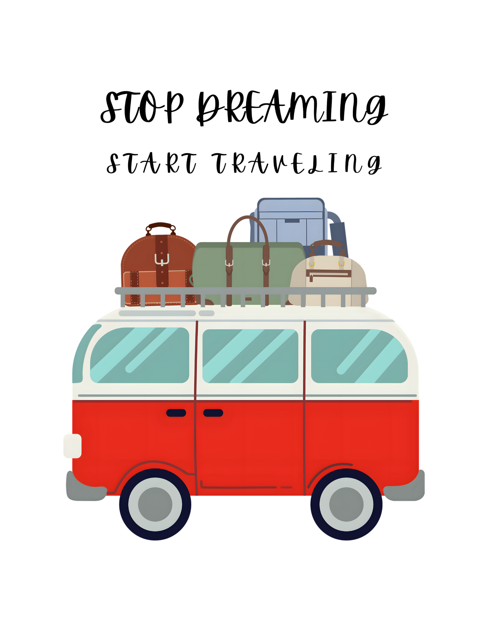 Stop Dreaming Start Travelling Sweatshirt - The Khoj Store