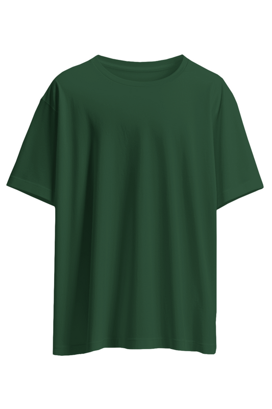 Forest Deep Bottle Green Oversized T-Shirt