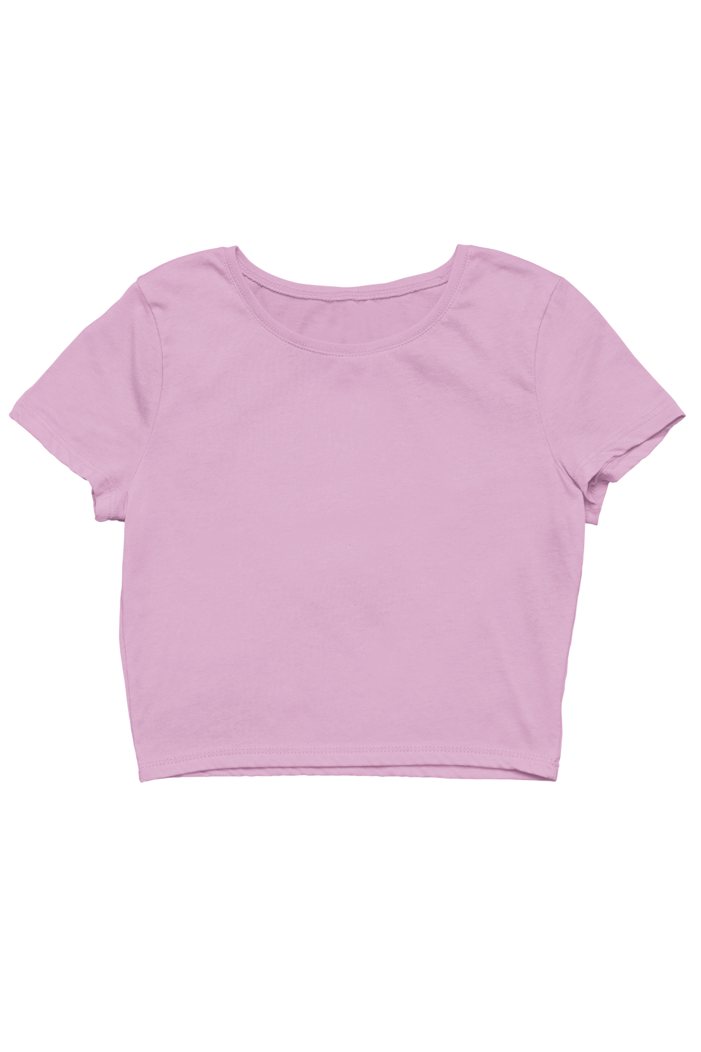 Rose Glow Baby Pink Crop Top