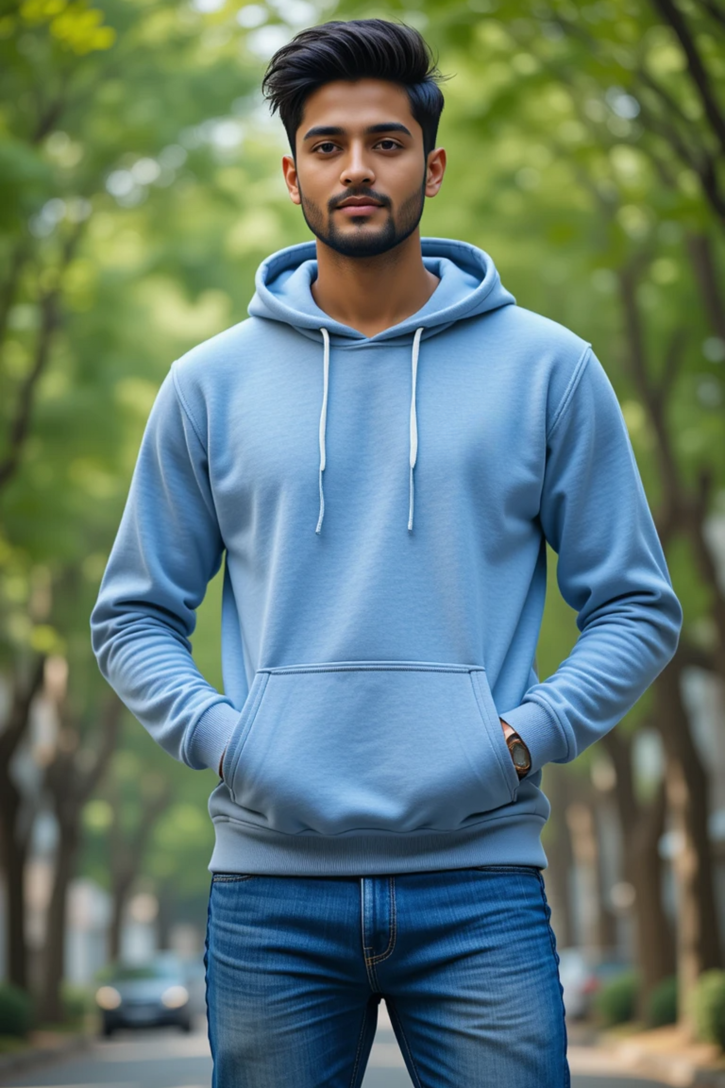 Ocean Breeze Baby Blue Hoodie