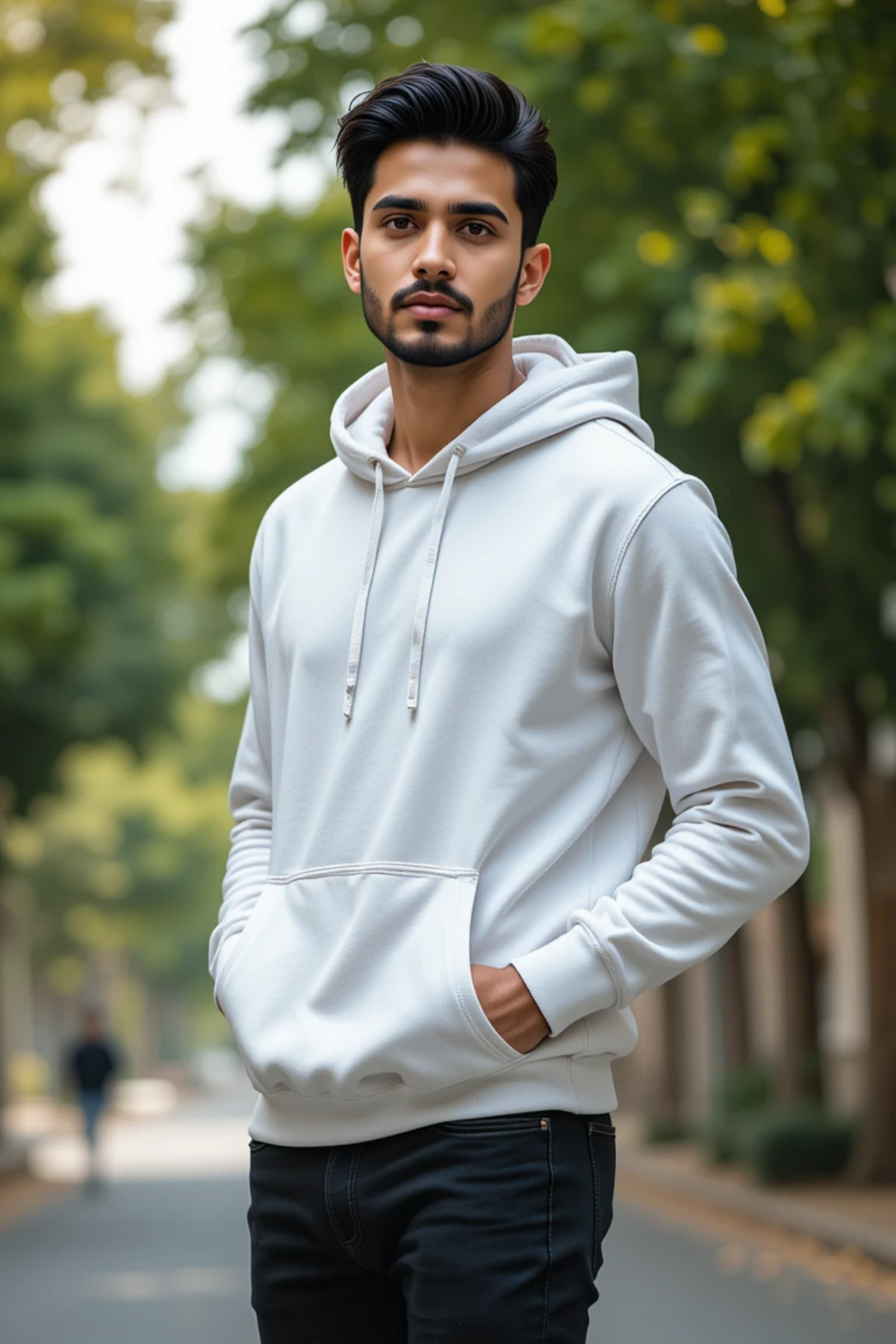 Pure Horizon White Hoodie