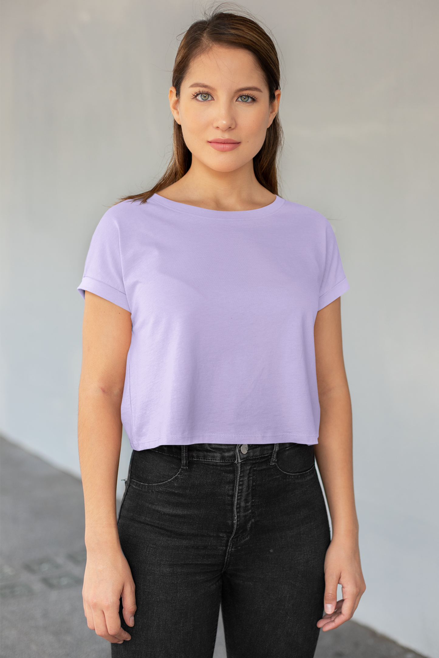 Lilac Bloom Lavender Crop Top