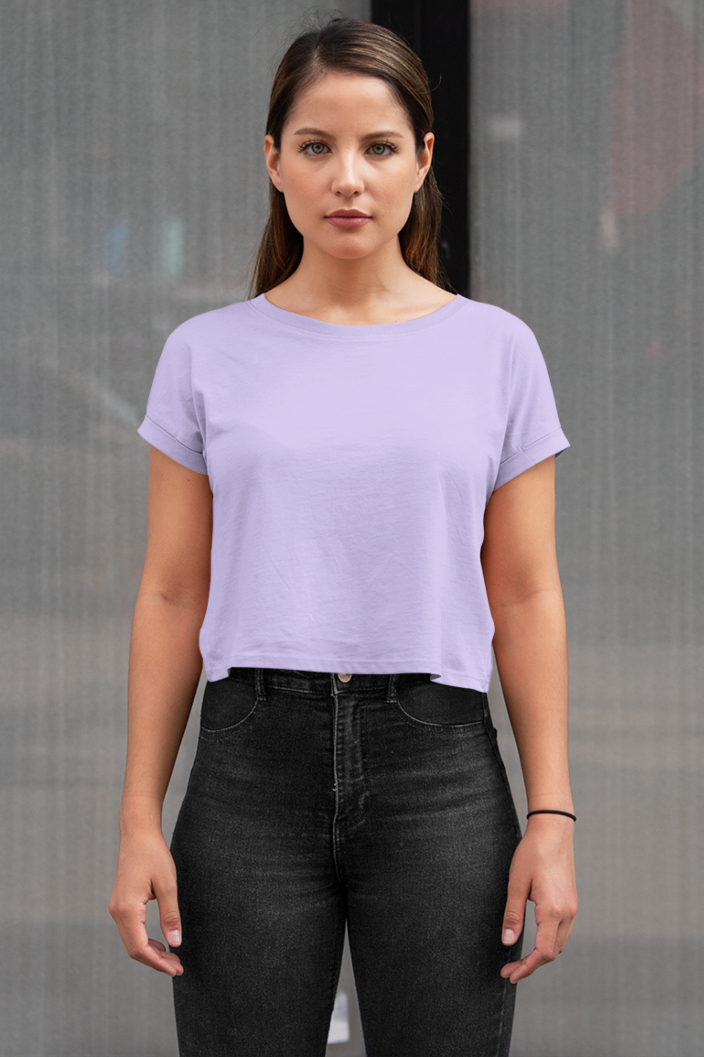 Lilac Bloom Lavender Crop Top