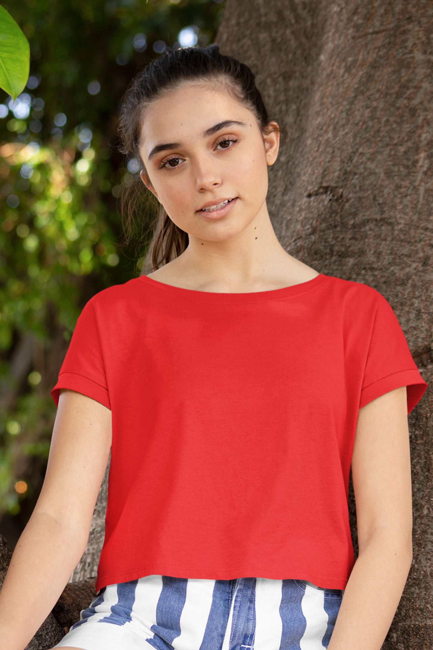Rustic Red Crop Top