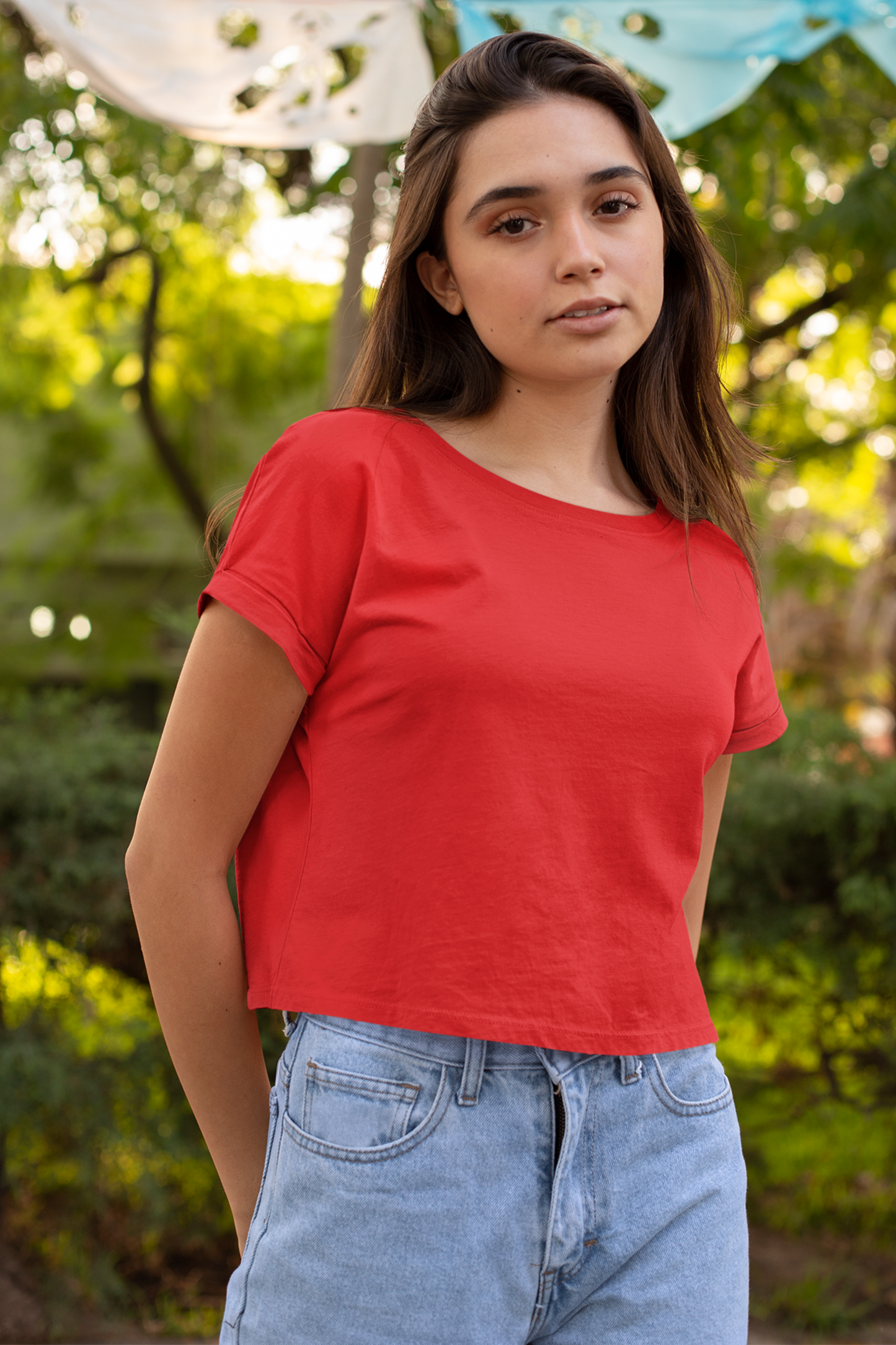 Rustic Red Crop Top