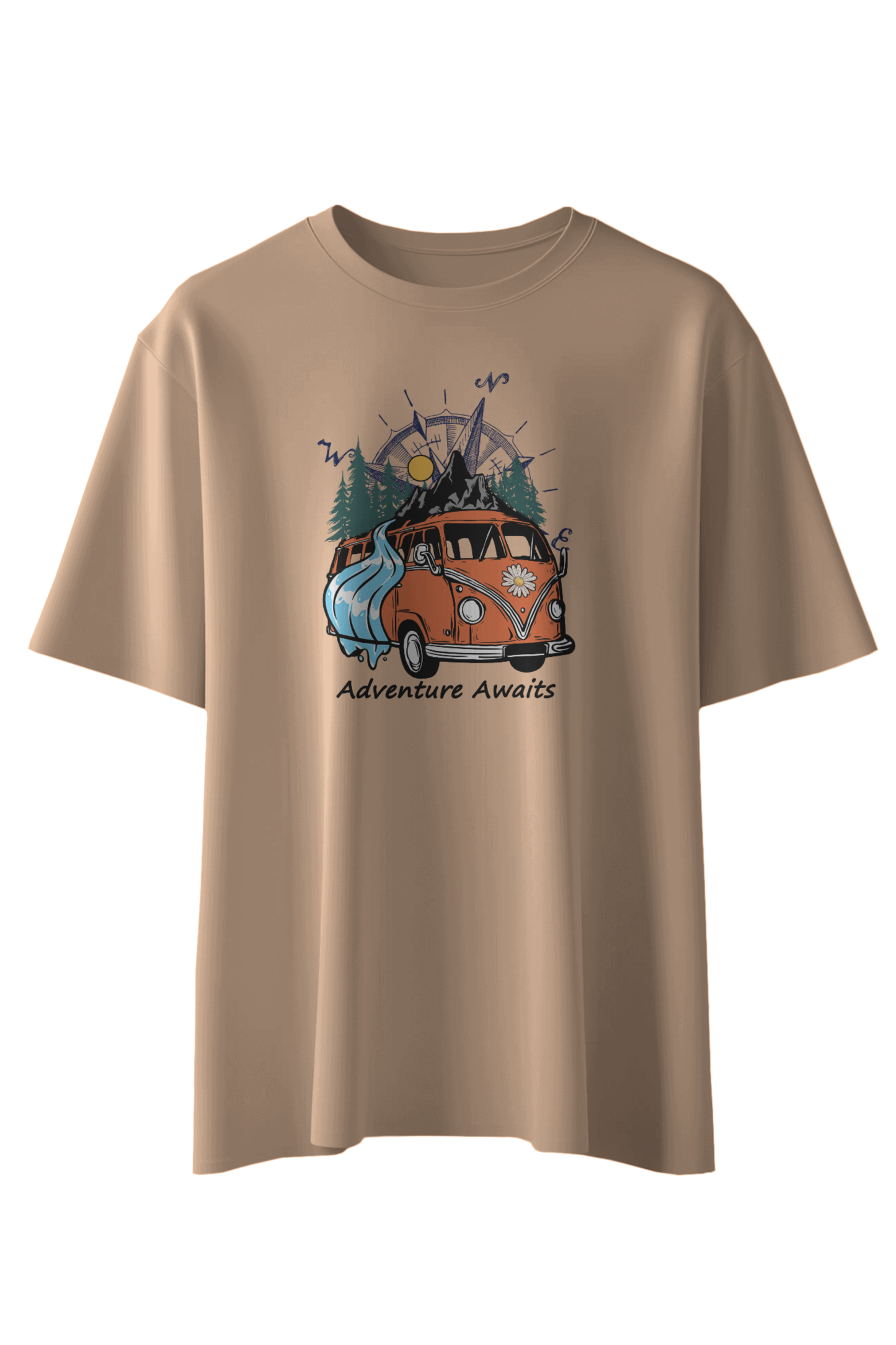 Adventure Awaits T-Shirt - The Khoj Store