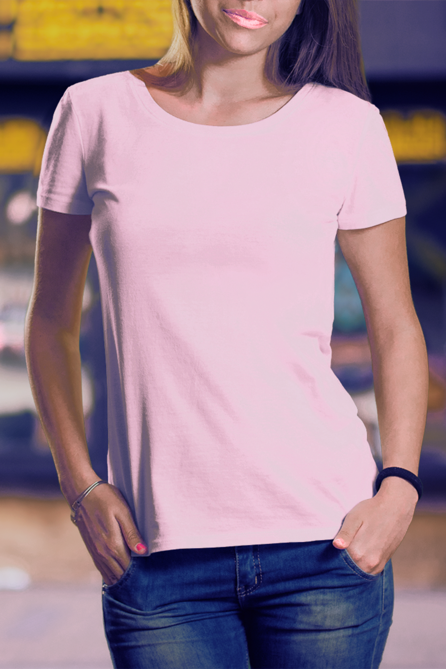Blush Breeze Baby Pink Women's T-Shirt