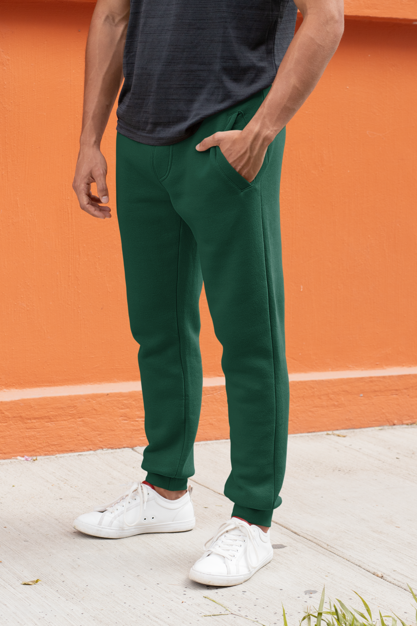 Bottle Green Trek Joggers - The Khoj Store