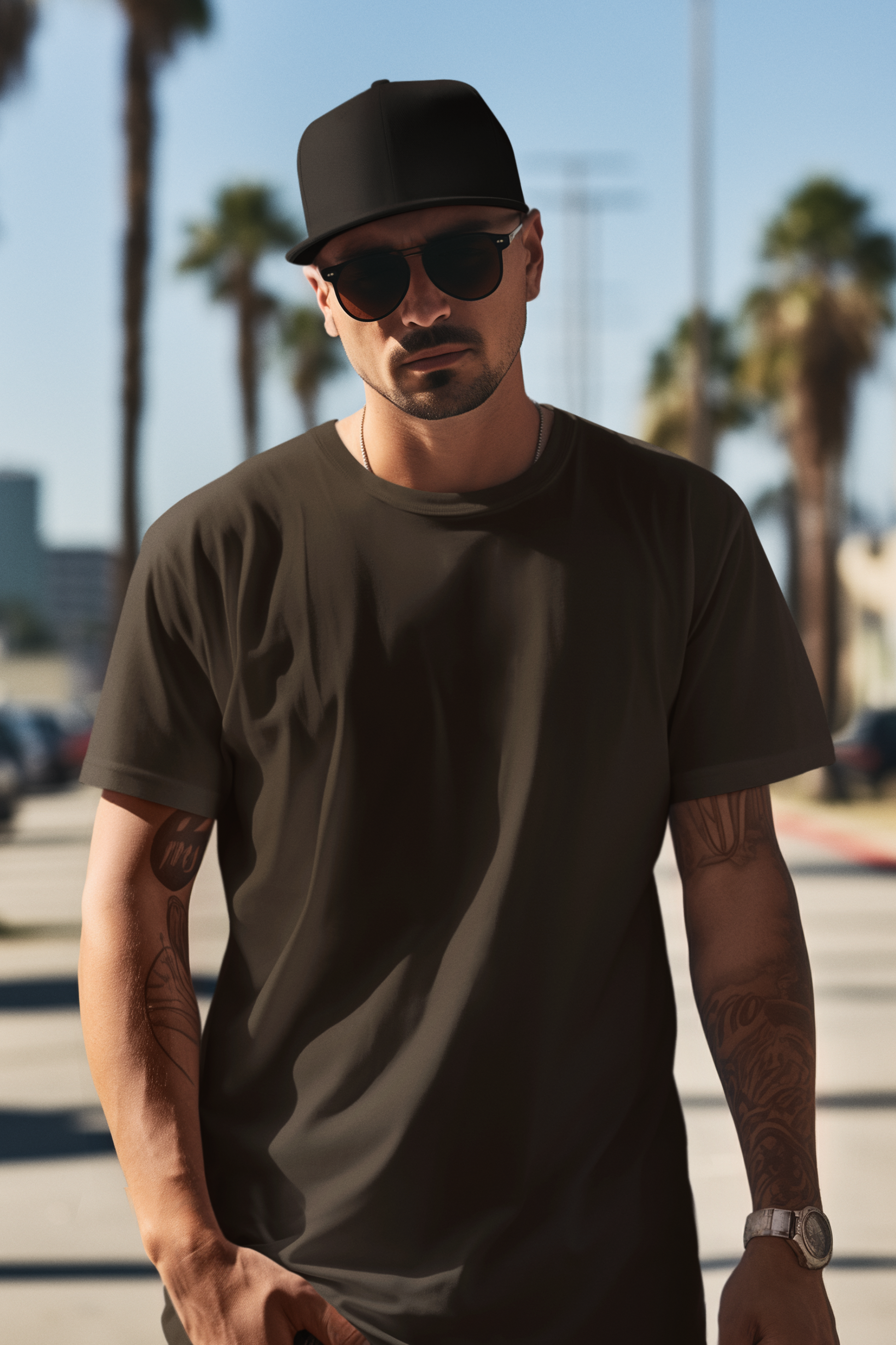 Brewed Earth Coffee Brown T-Shirt - The Khoj Store