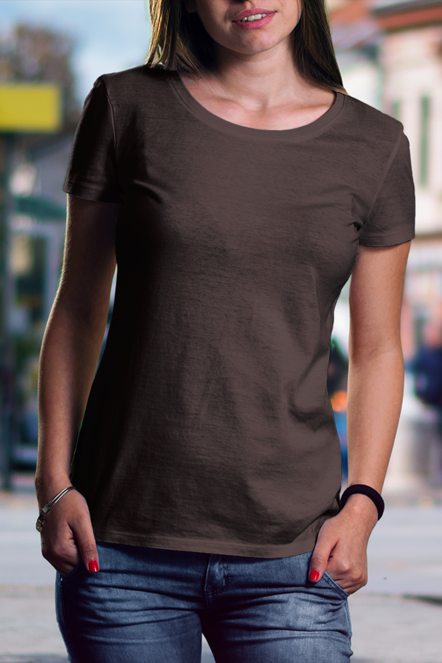 Brewed Earth Coffee Brown Women's T-Shirt