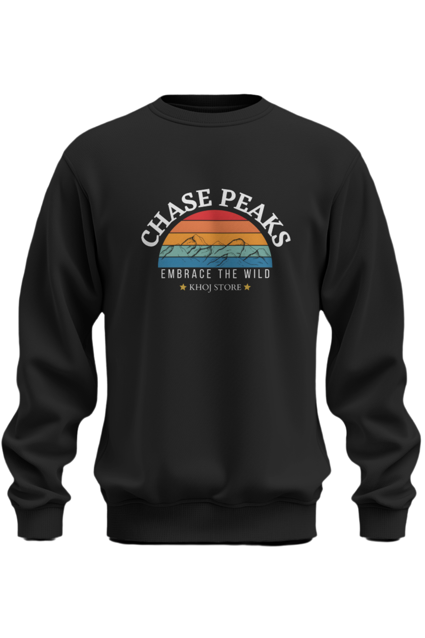 Chase Peaks Sweatshirt - The Khoj Store