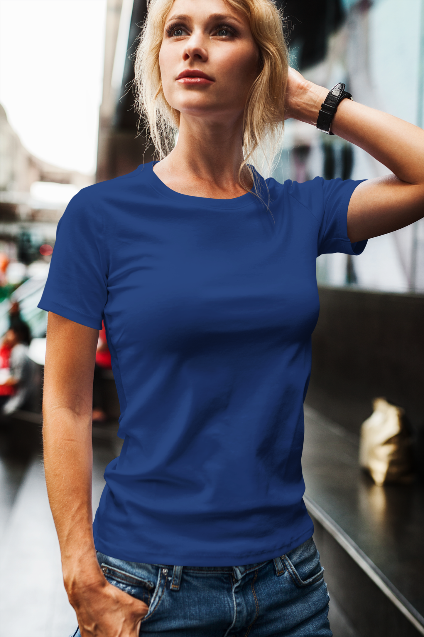 Cobalt Rush Royal Blue Women's T-Shirt
