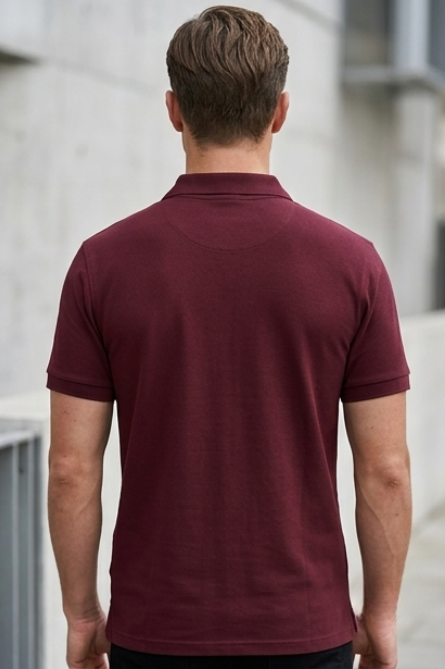 Crimson Ridge Maroon Polo