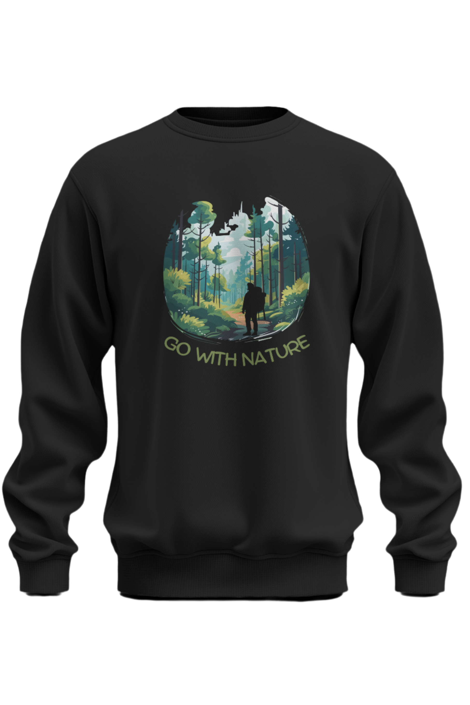 Go With Nature Sweatshirt - The Khoj Store