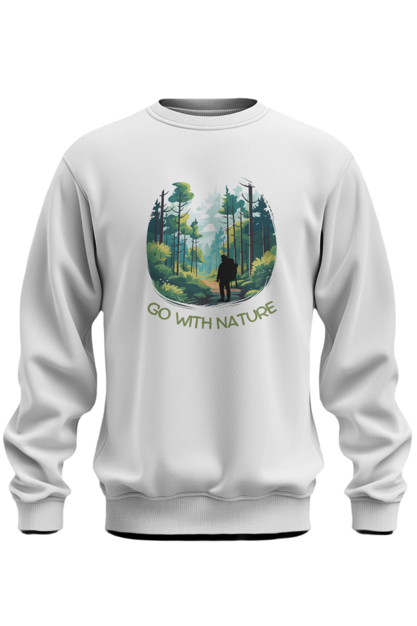 Go With Nature Sweatshirt - The Khoj Store