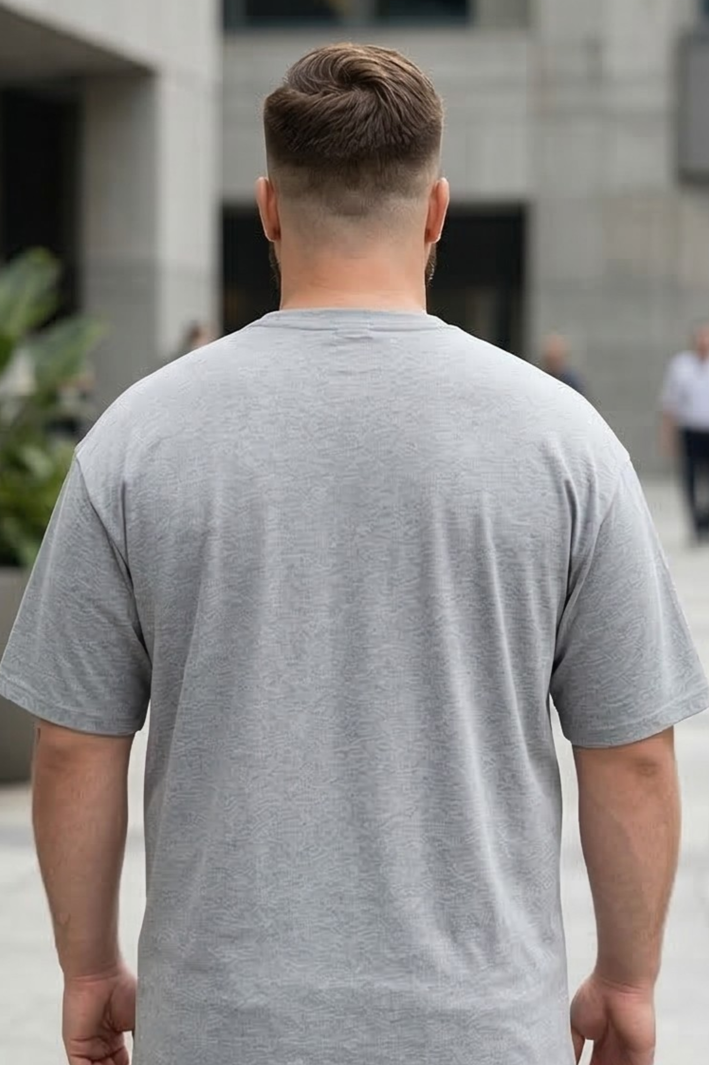 Heather Grey Melange Plus Size T-Shirt