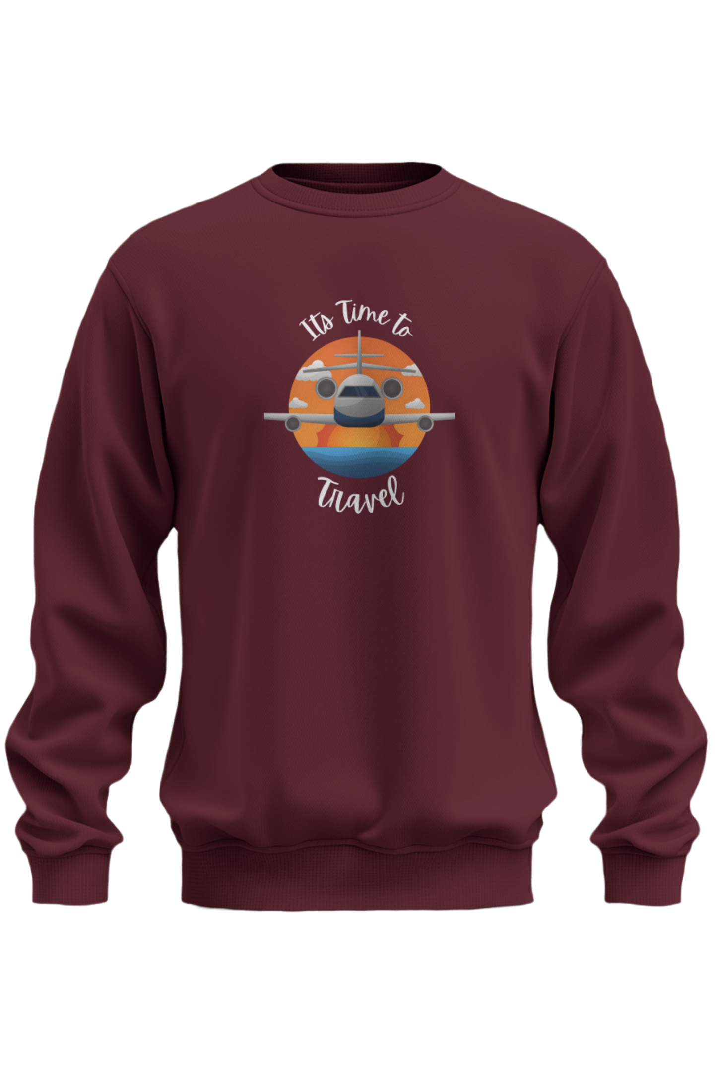 Its Time To Travel Sweatshirt - The Khoj Store