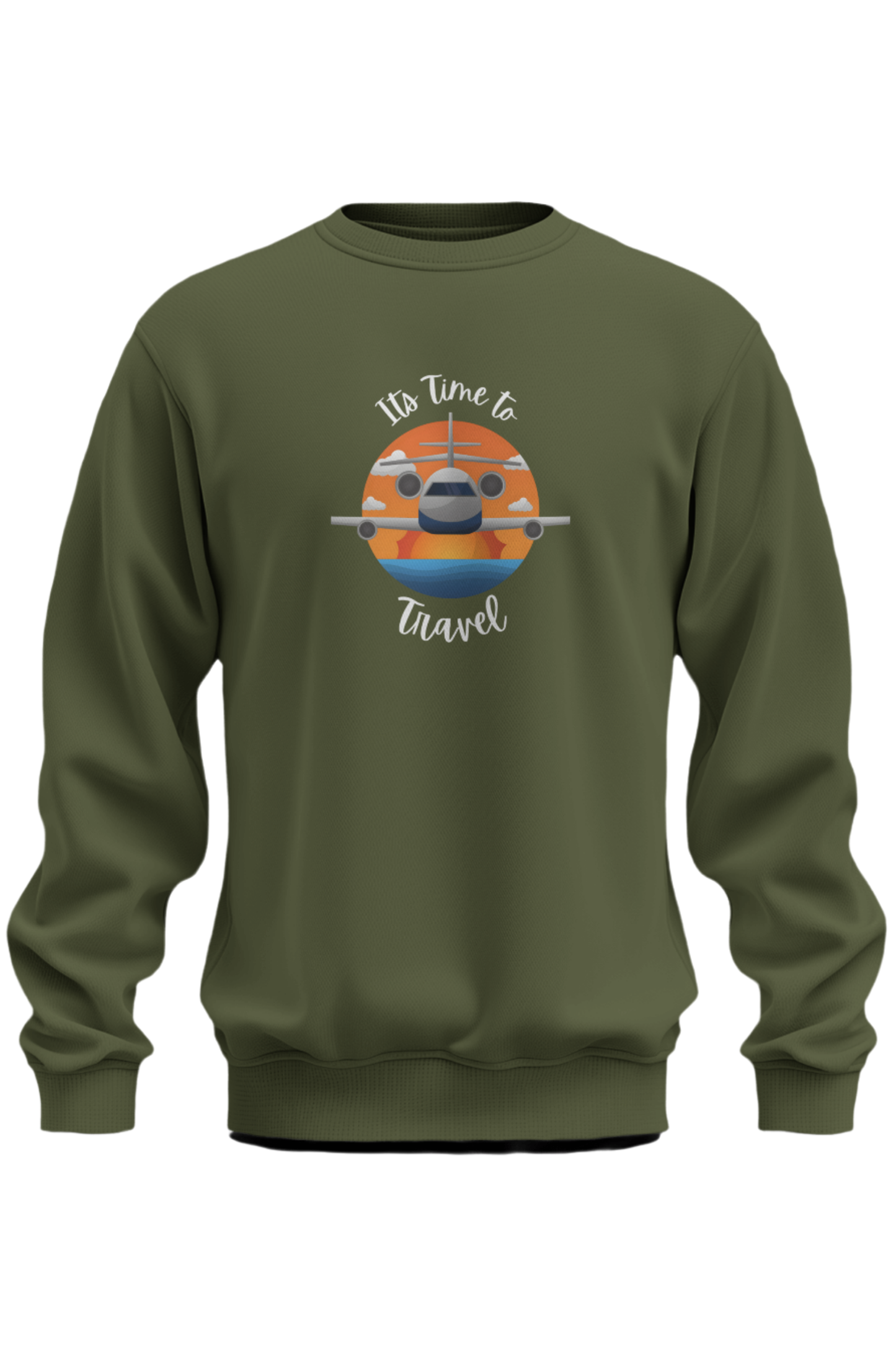Its Time To Travel Sweatshirt - The Khoj Store