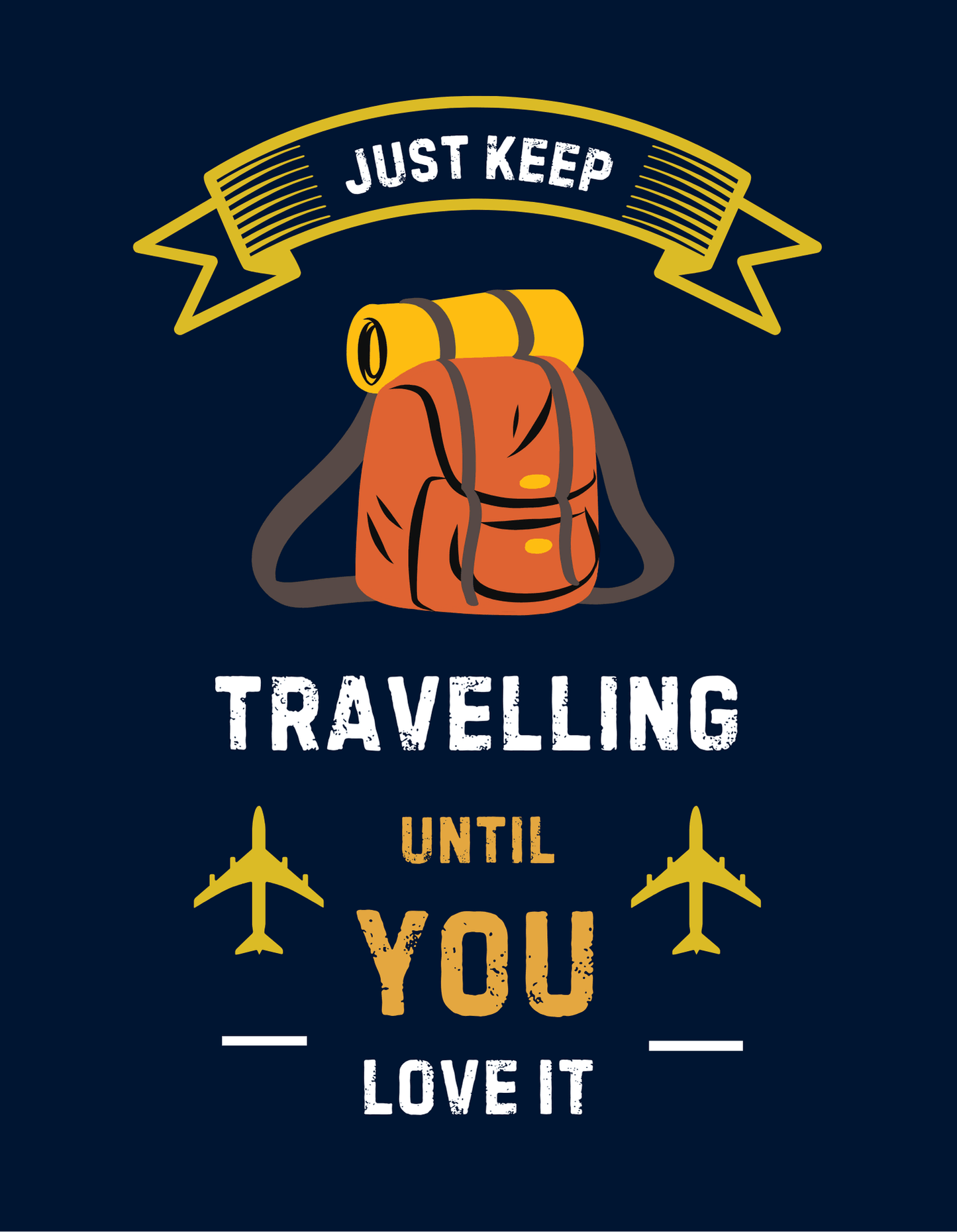 Just Keep Travelling - The Khoj Store
