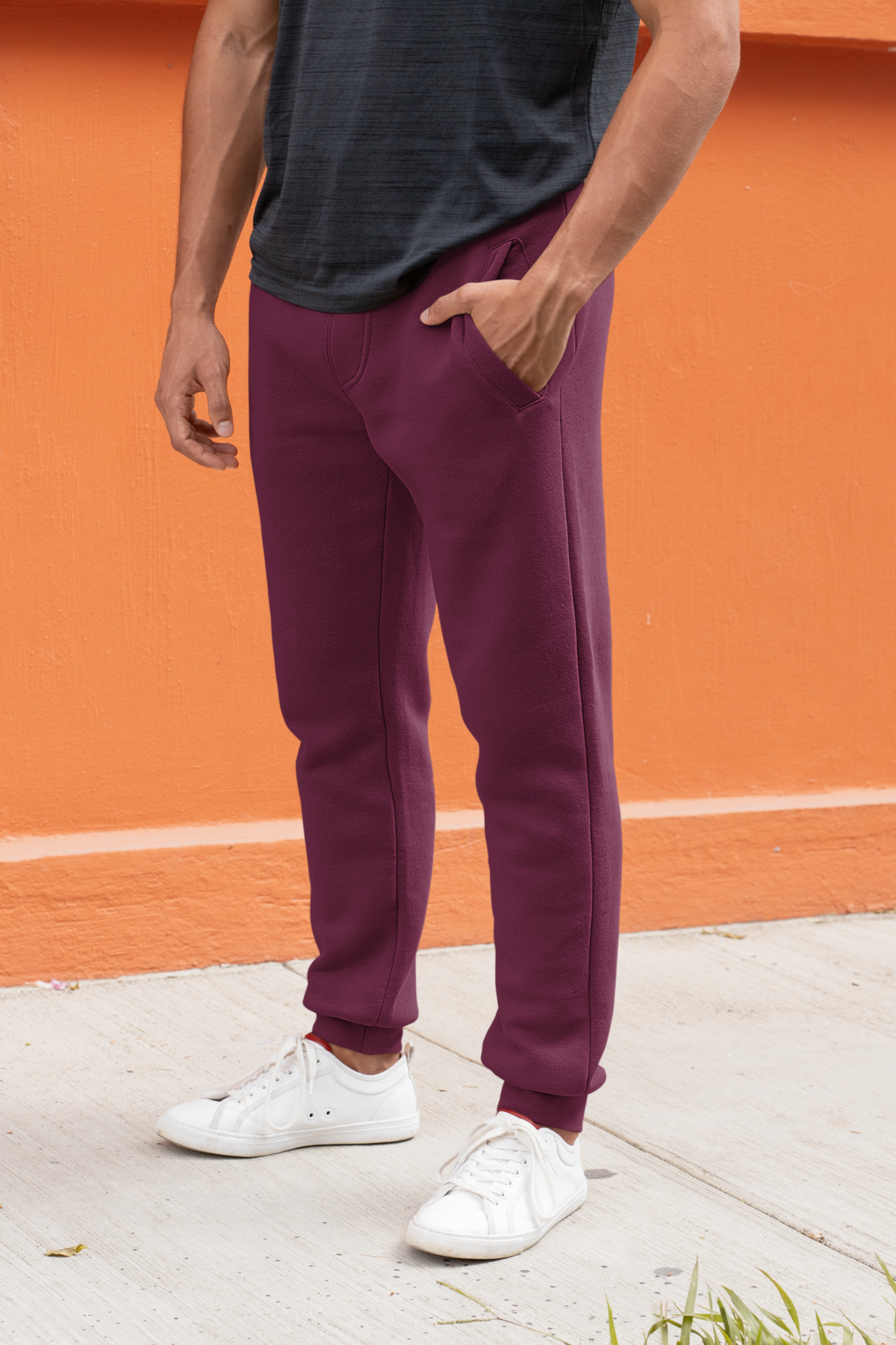 Maroon Traverse Joggers - The Khoj Store