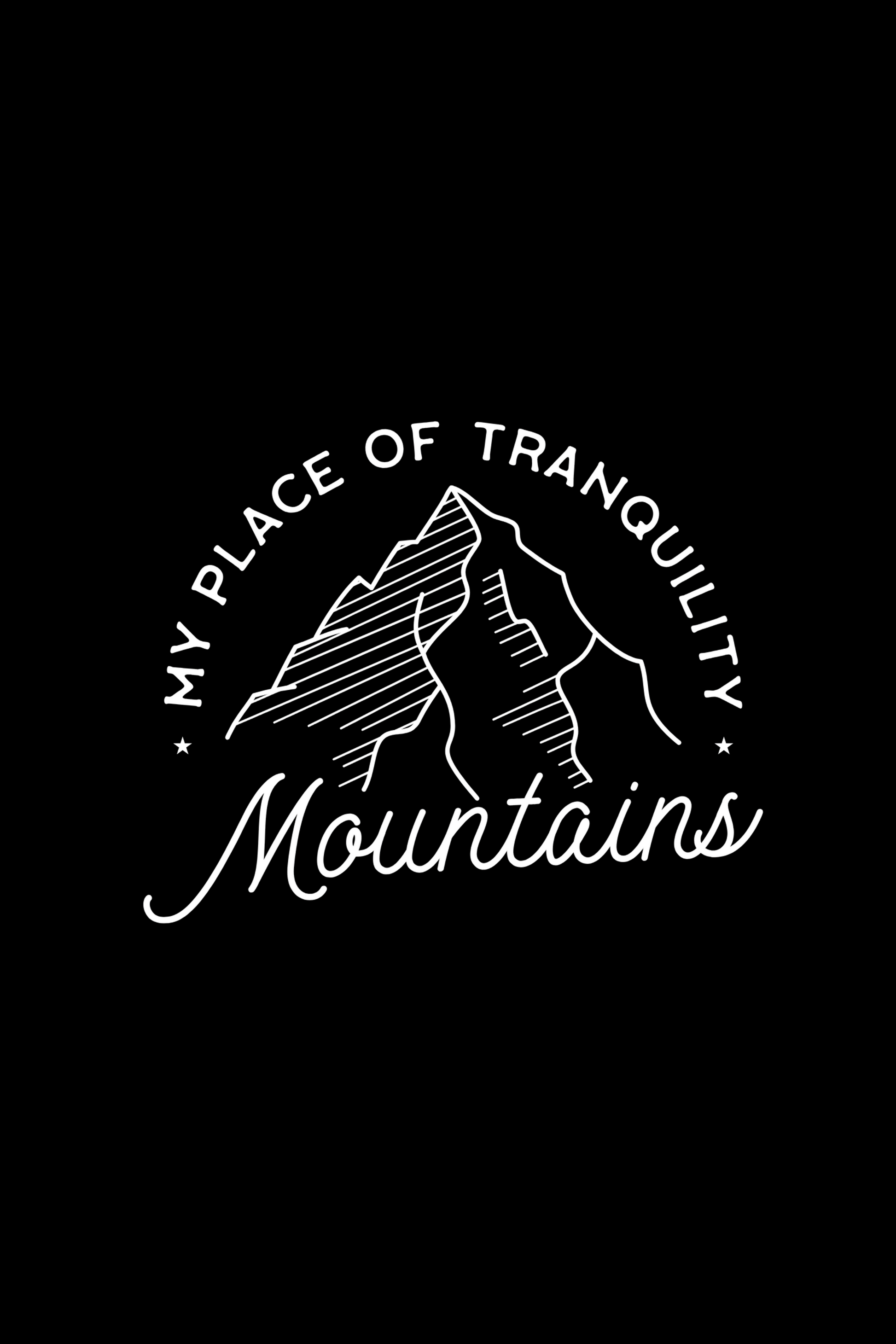 My Place Of Tranquility Mountains - The Khoj Store