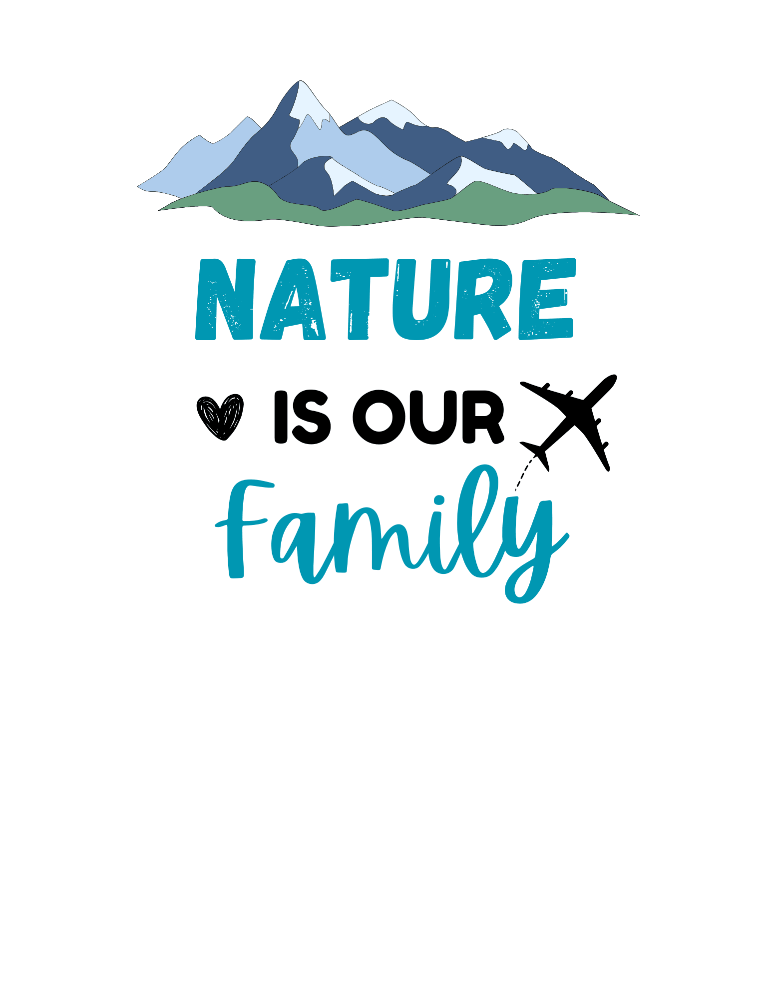 Nature Is Our Family T-Shirt - The Khoj Store