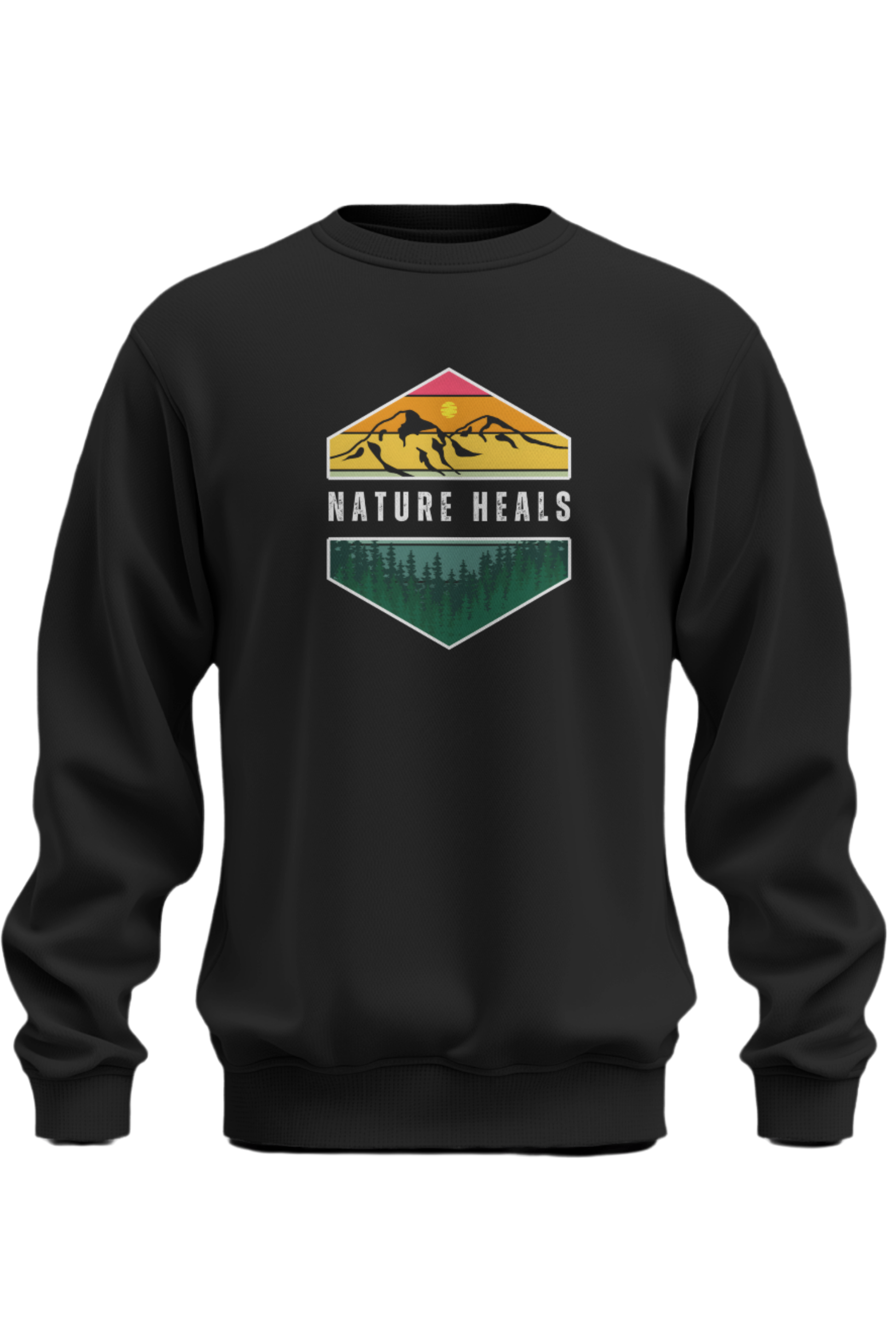 Nature Heals Sweatshirt - The Khoj Store