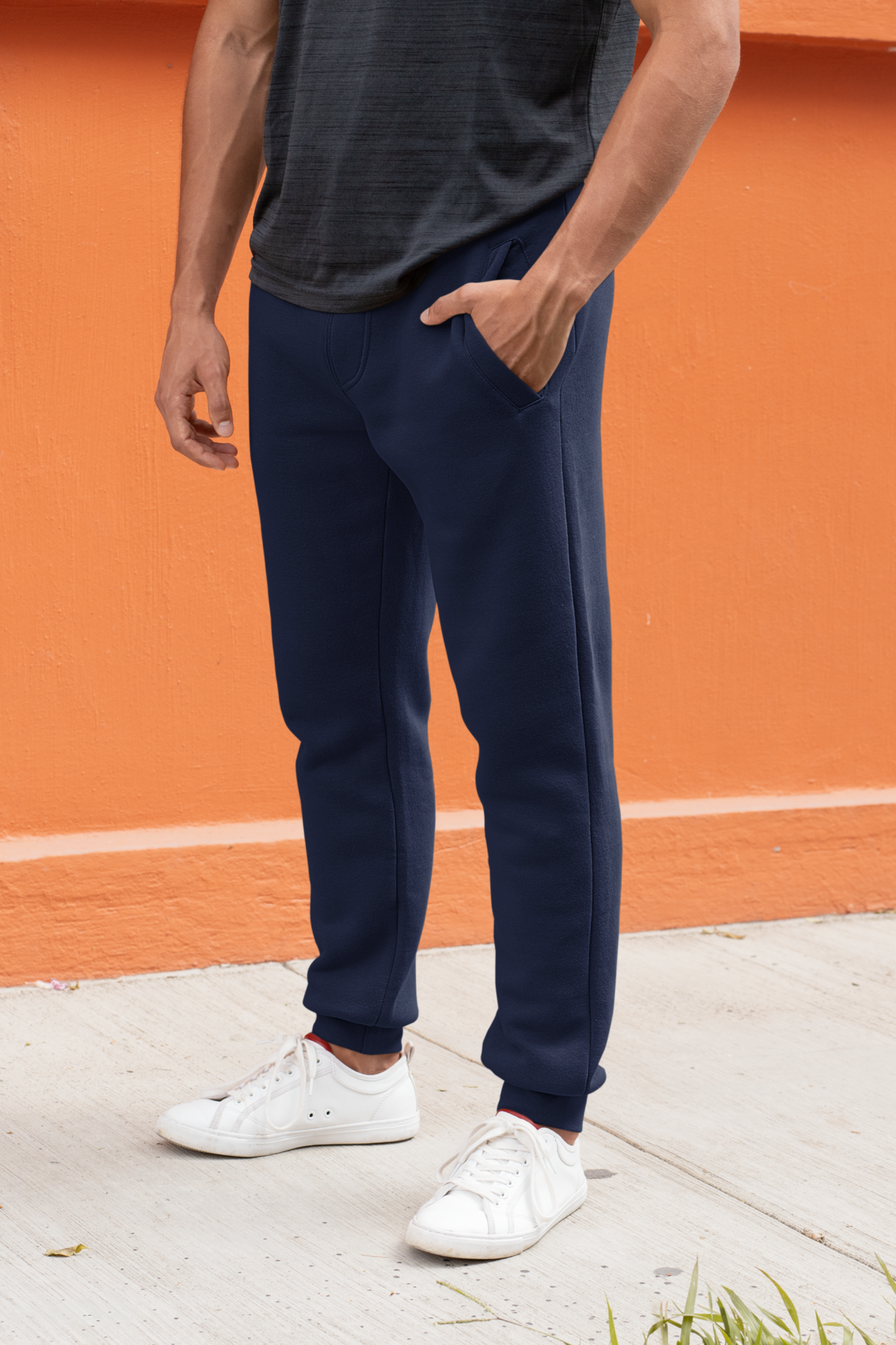 Navy Blue Odyssey Joggers - The Khoj Store