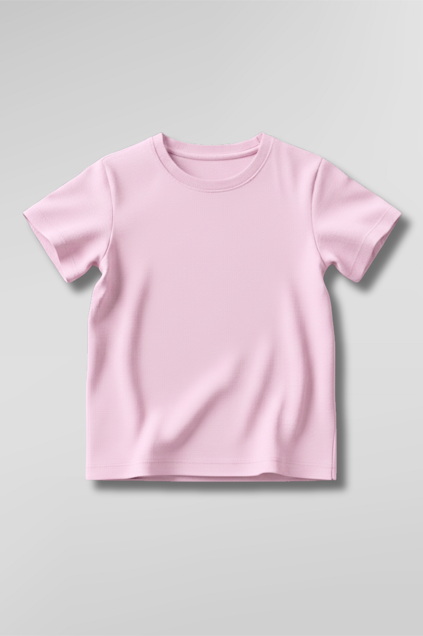 Blush Breeze Baby Pink Kids T-Shirt