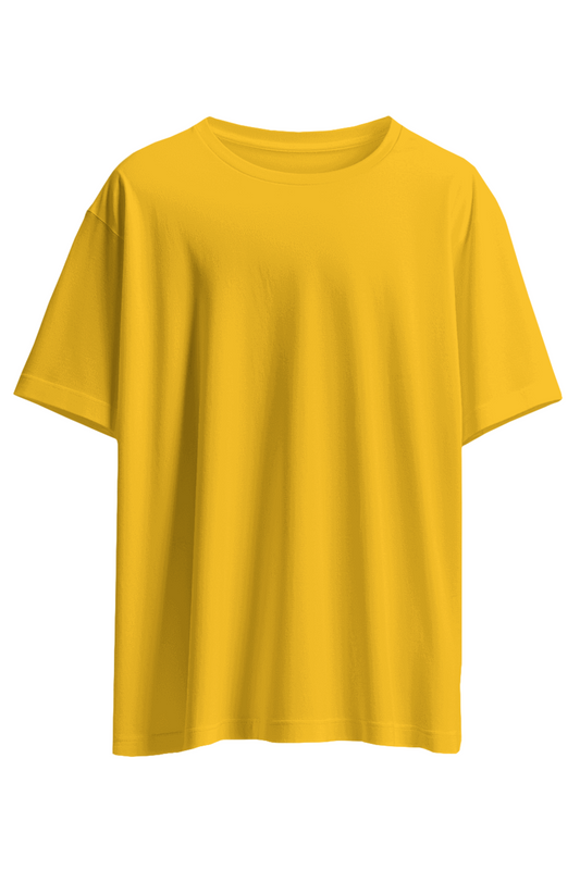 Sunlit Glory Golden Yellow Oversized T-Shirt