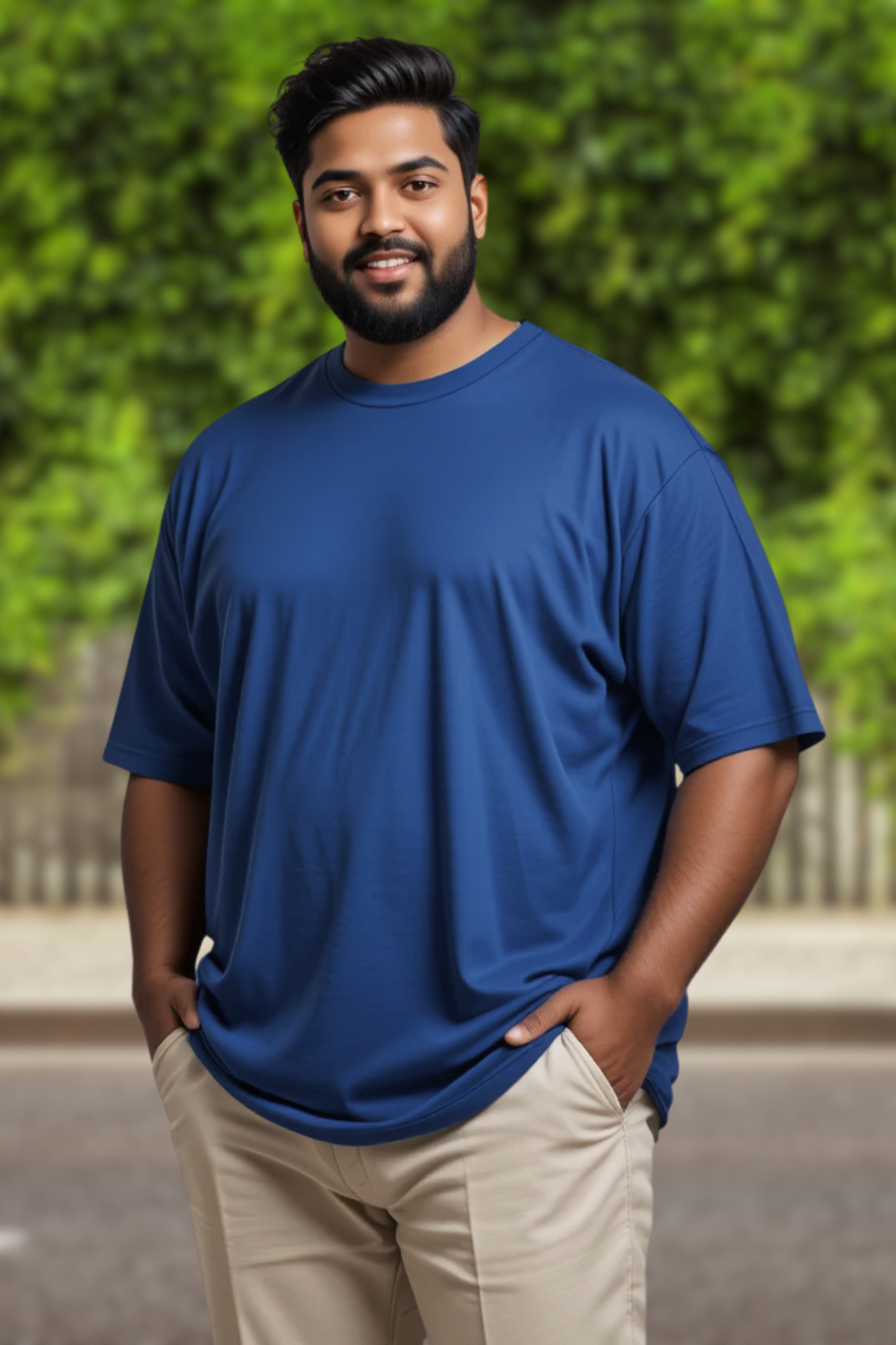 Cobalt Rush Royal Blue Plus Size T-Shirt