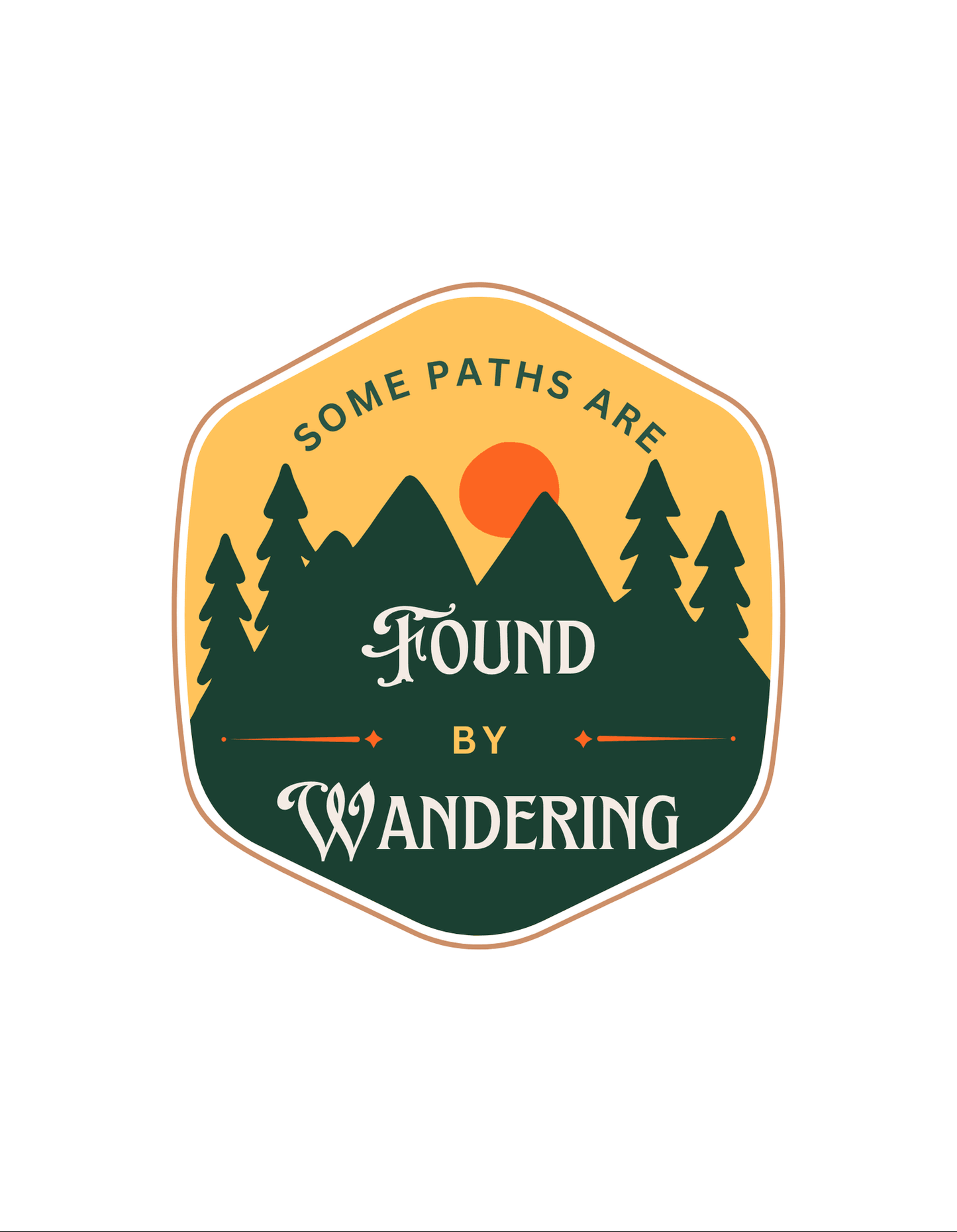 Some Paths Are Found By Wandering T-Shirt - The Khoj Store