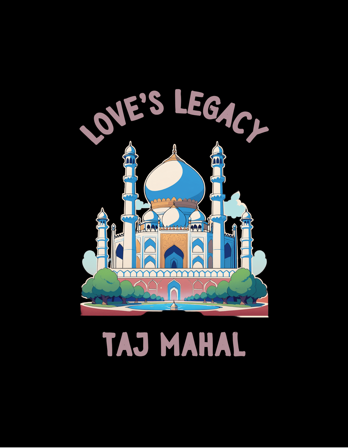 Love's Legacy: Taj Mahal T-Shirt - The Khoj Store