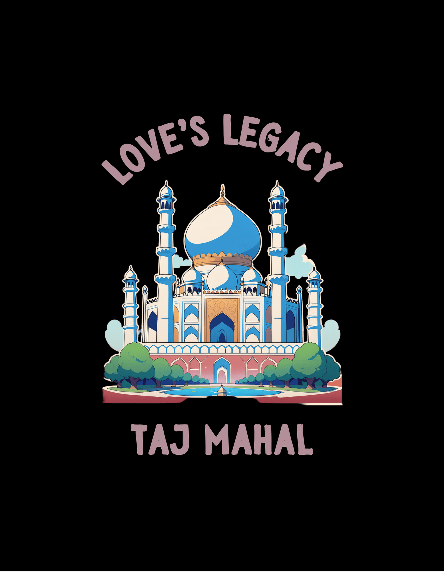 Love's Legacy: Taj Mahal T-Shirt - The Khoj Store