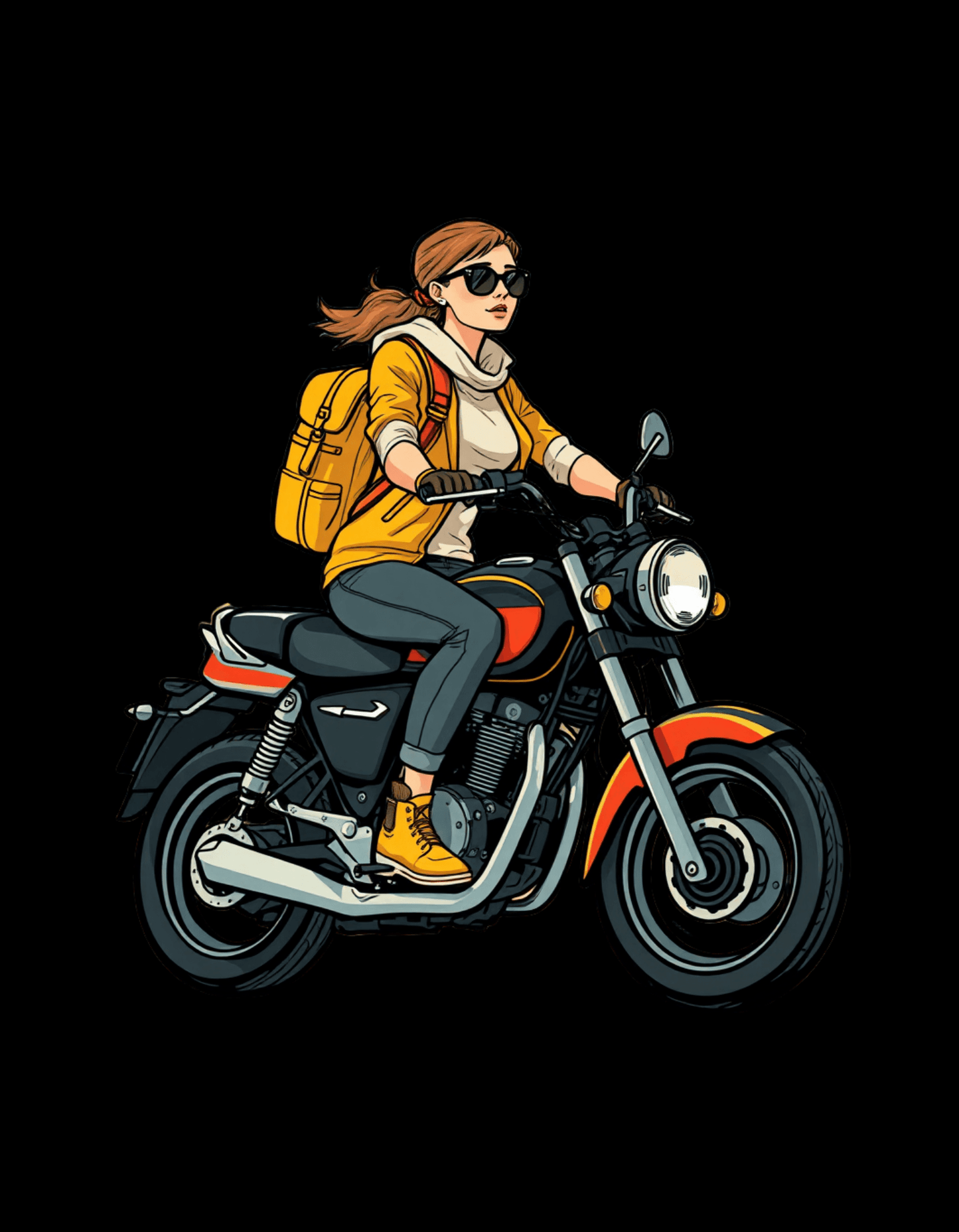 The Female Biker - The Khoj Store