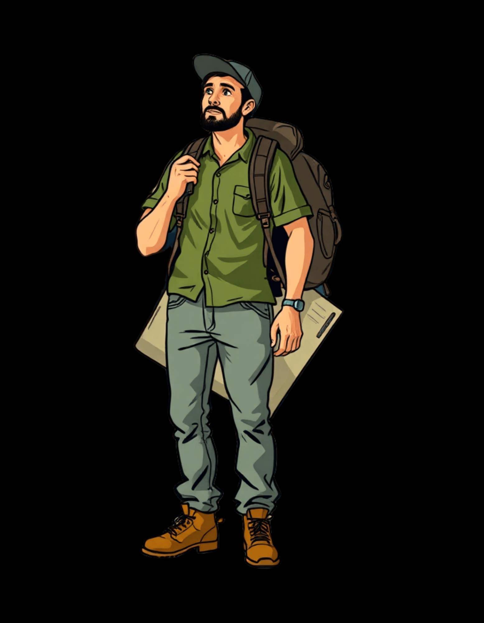 The Male Backpacker - The Khoj Store