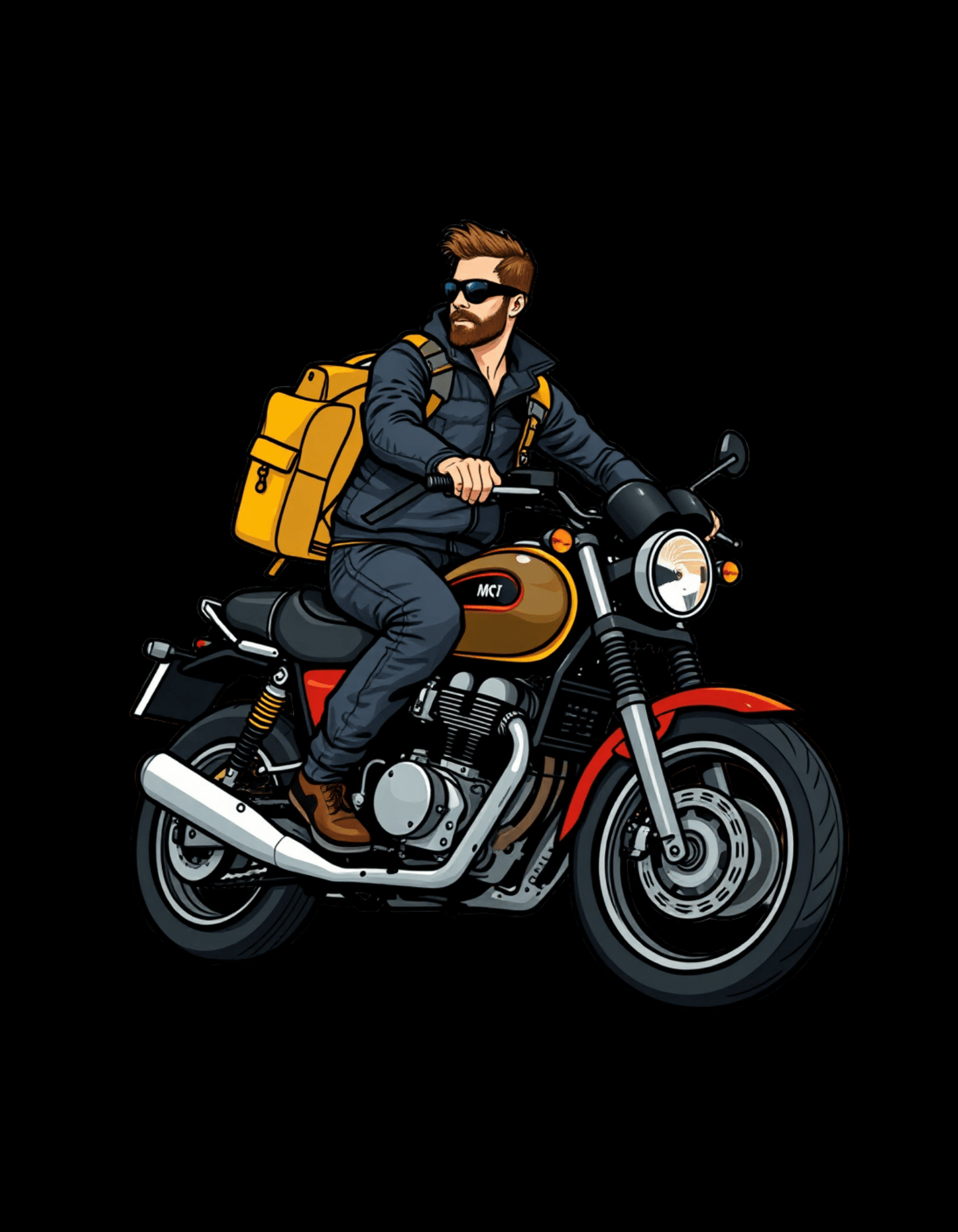 The Male Biker - The Khoj Store