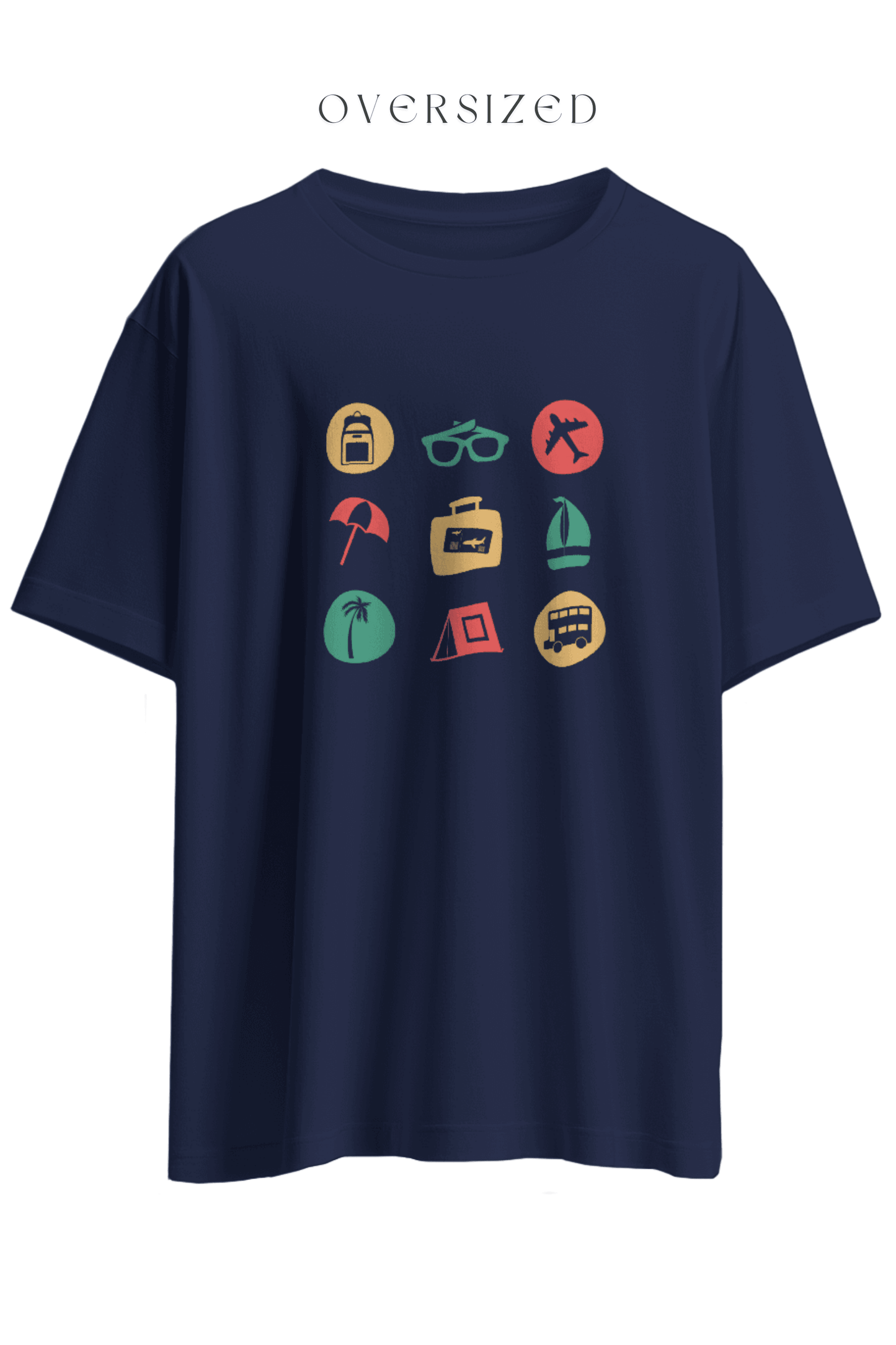 Colorful Travel Icons - The Khoj Store