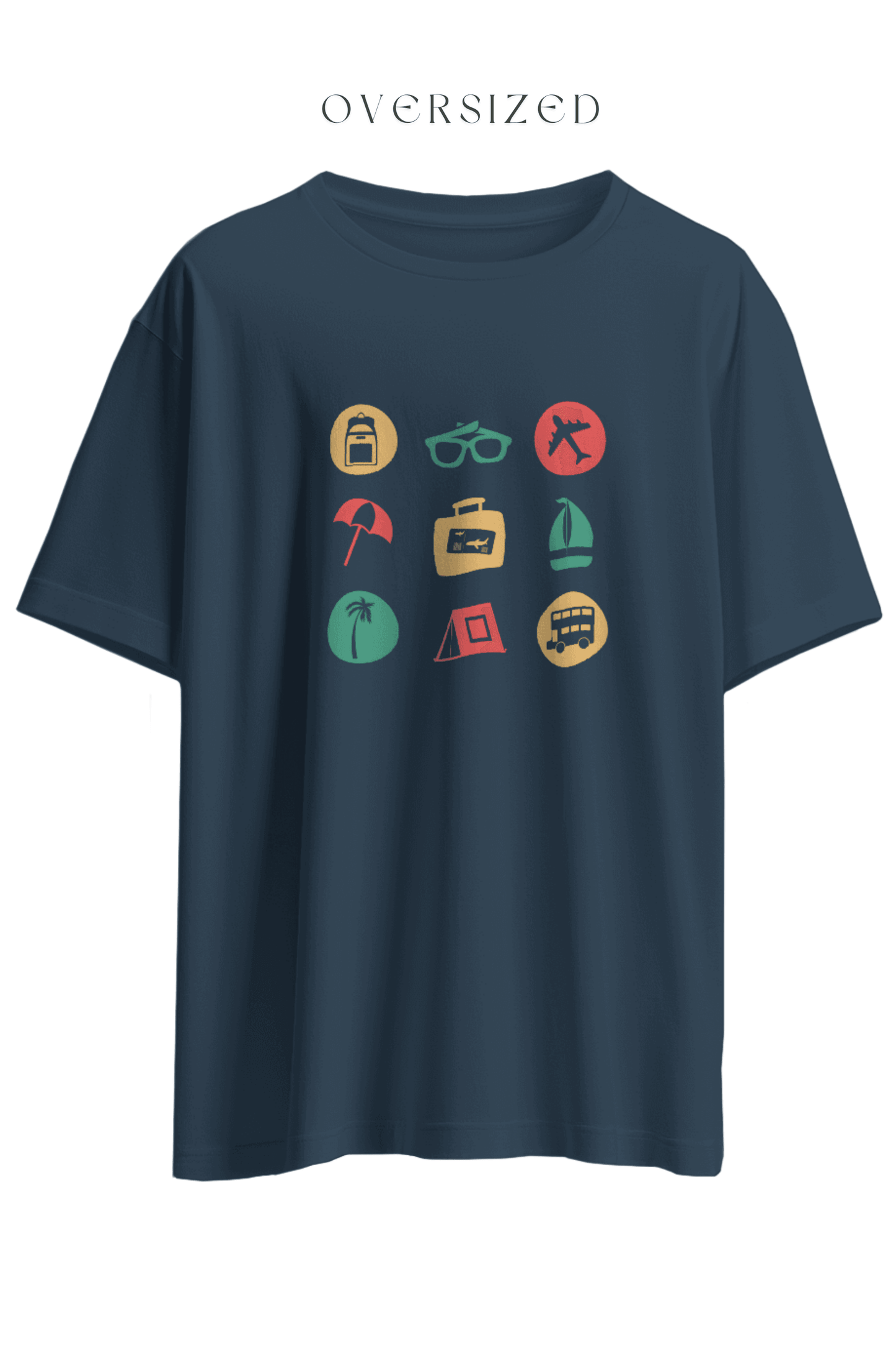 Colorful Travel Icons - The Khoj Store