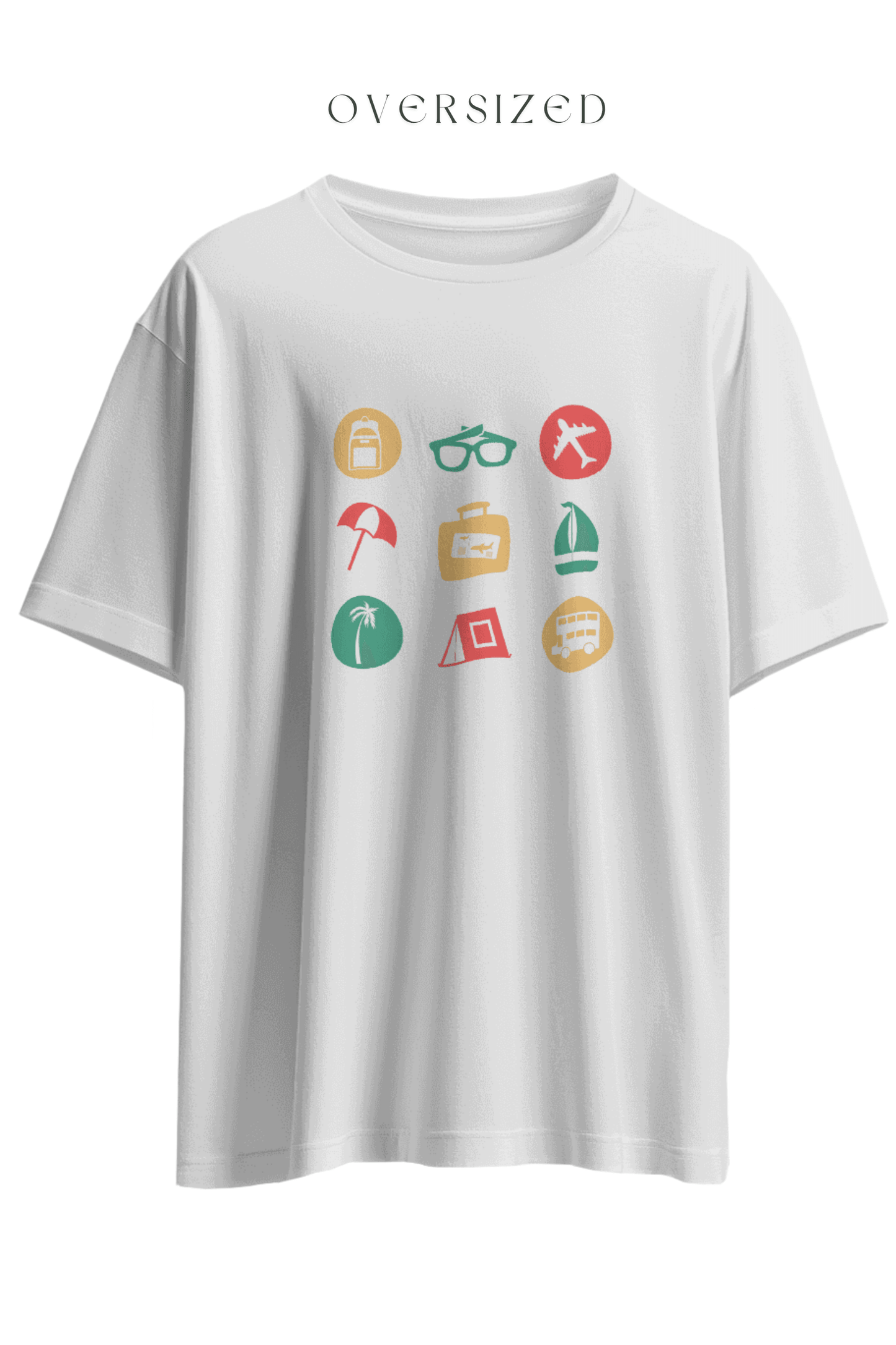 Colorful Travel Icons - The Khoj Store