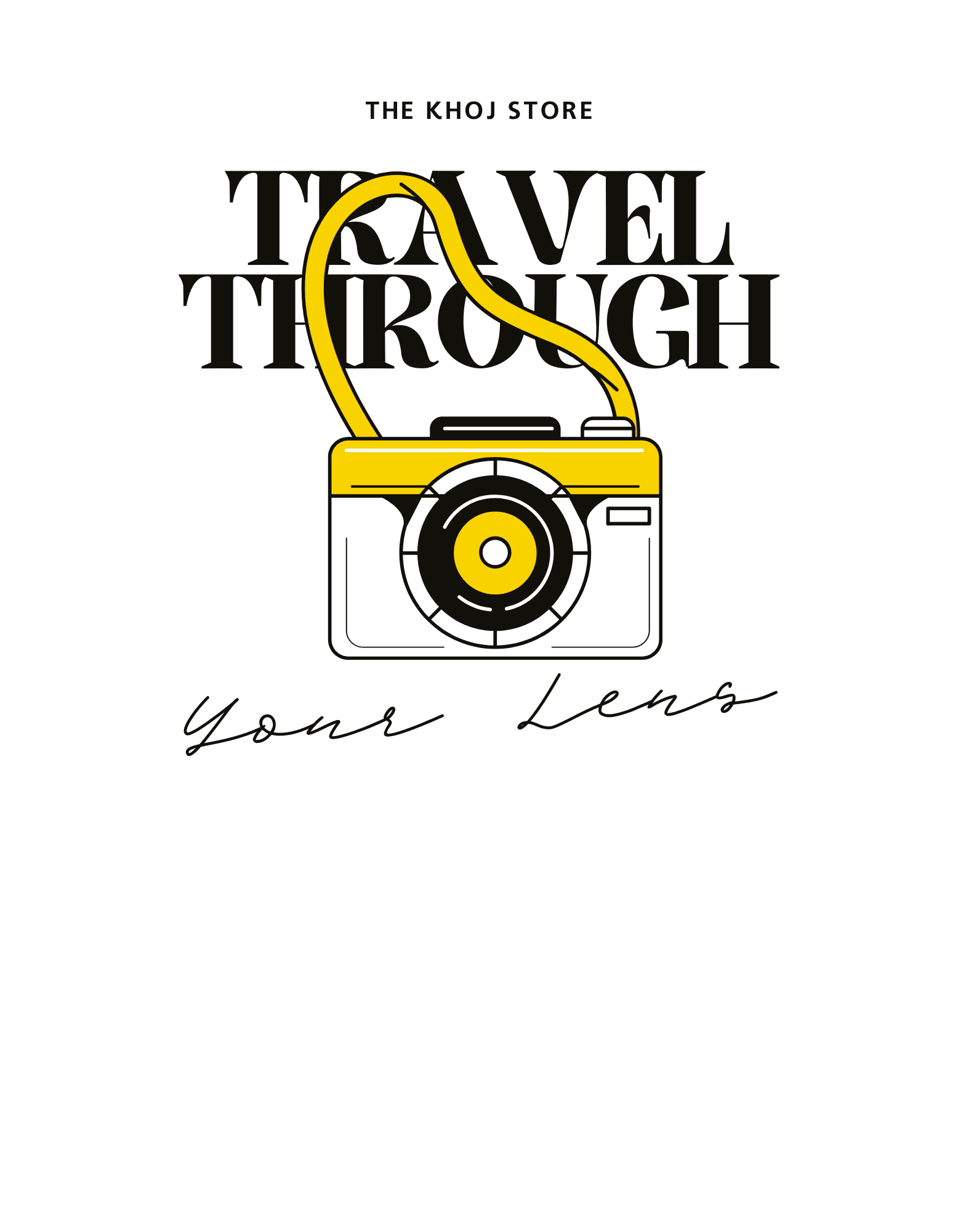 Travel Through Your Lens T-Shirt - The Khoj Store