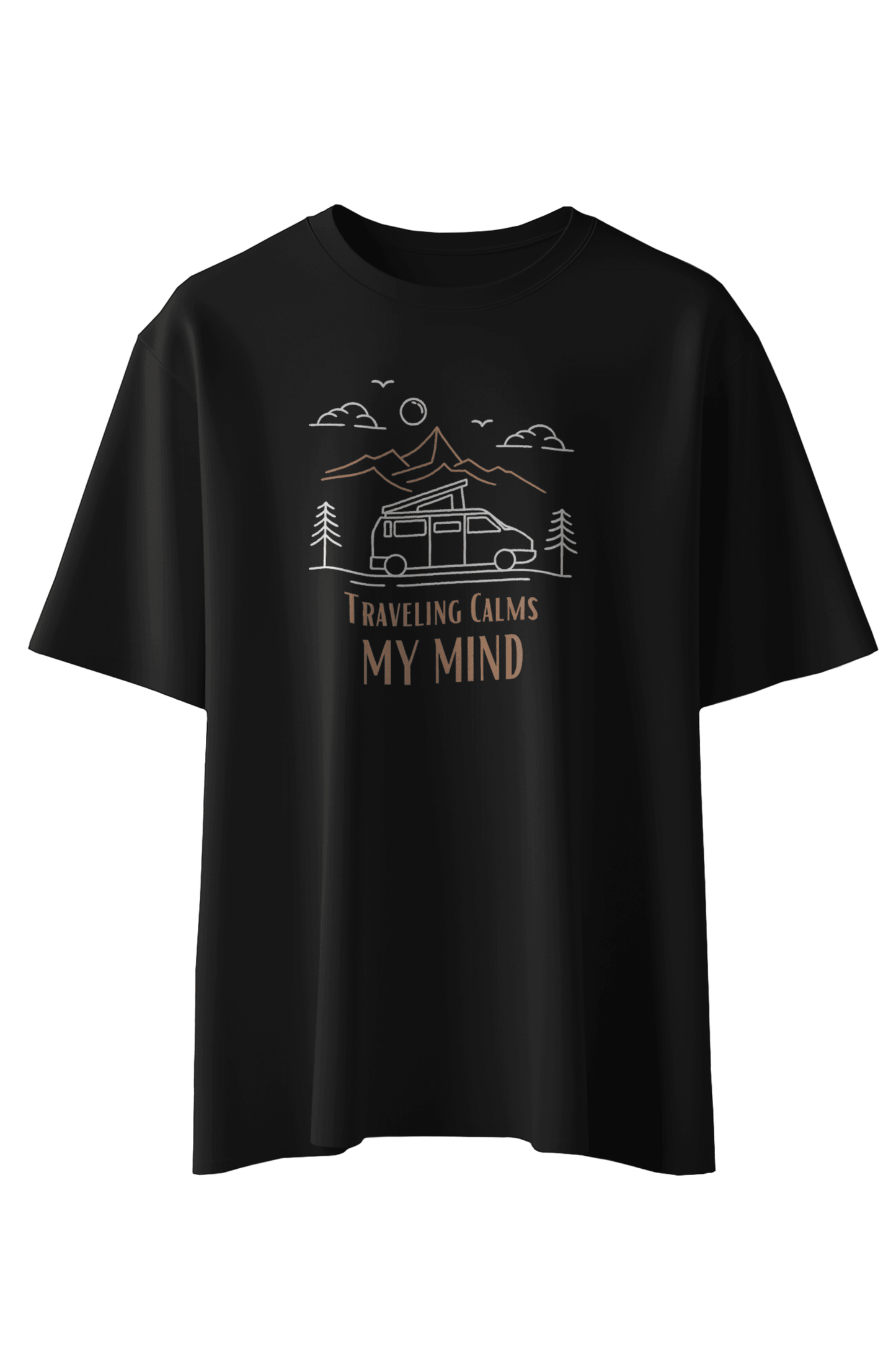 Traveling Calms My Mind T-Shirt - The Khoj Store
